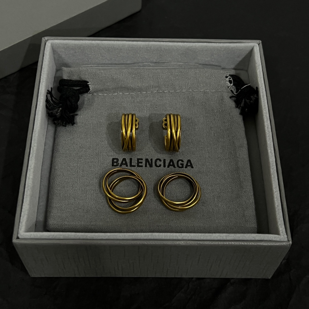 巴黎世家 Balenciaga 高定典藏传世高定珠宝耳环项链戒指首饰 #2ED9D473 5