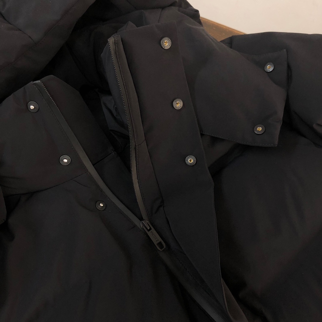 🔥ZEGNA 杰尼亚 2025秋冬最新连帽款男士羽绒服 面包服(帽子🉑拆卸)完美质感 ,对于品质想必大家