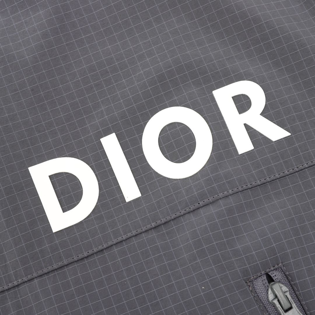 DIOR/迪奥 字母印花连帽风衣外套