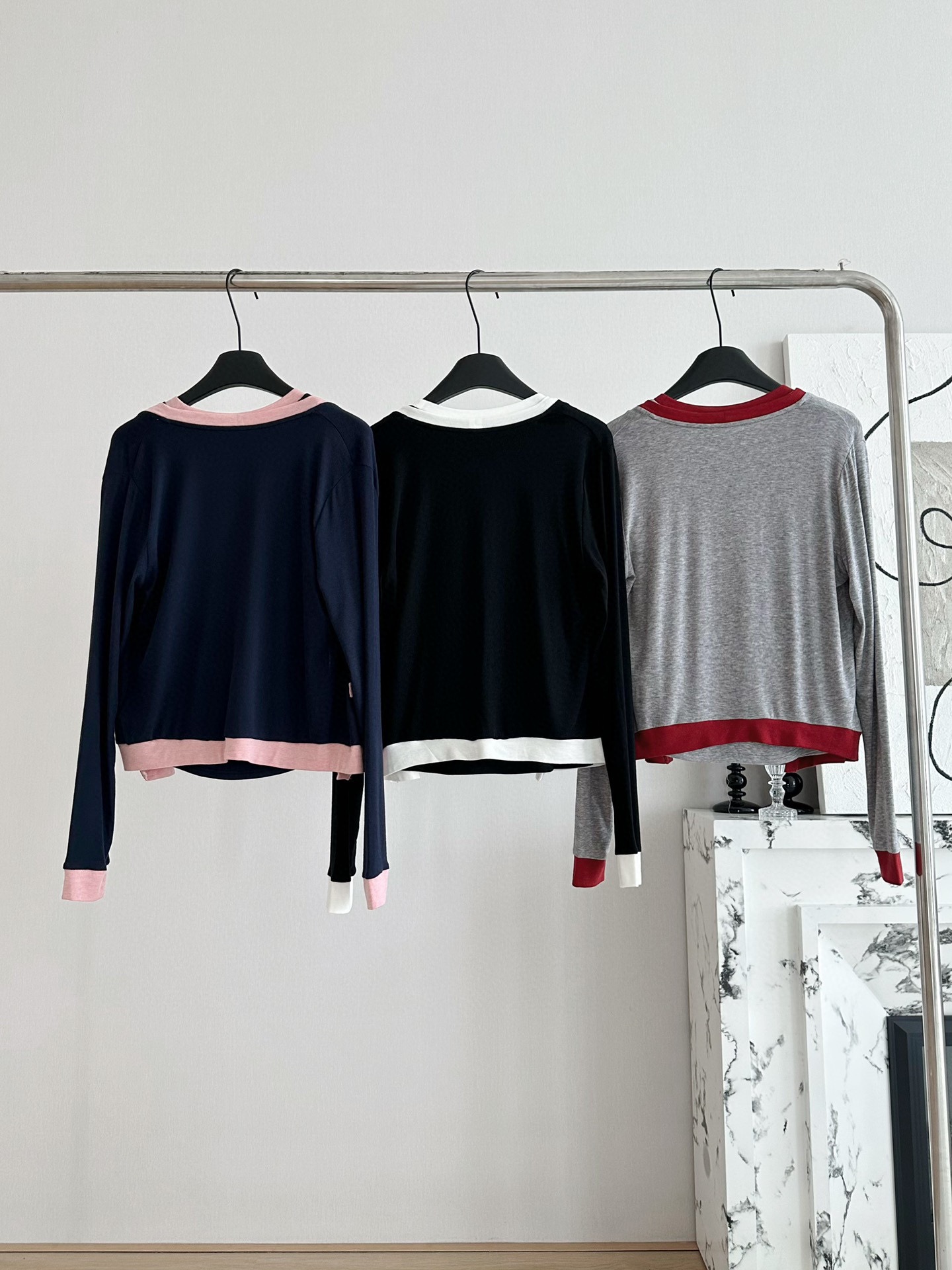 2024 High Quality Women’s Clothes: Comfortable, Durable, Stylish – Black, Gray, Blue - 图片 2