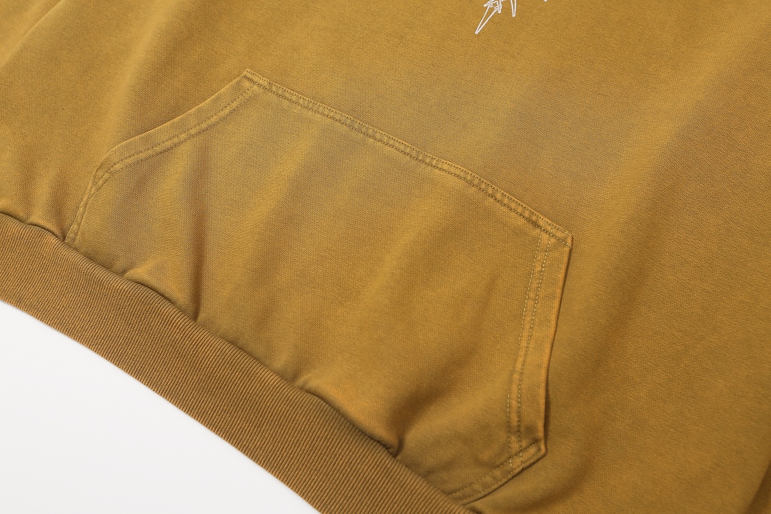 Fear of God Hoodie: Notre Dame Sanctuary Collection, Water Wash Black/Green, Sizes S-XL - 图片 9