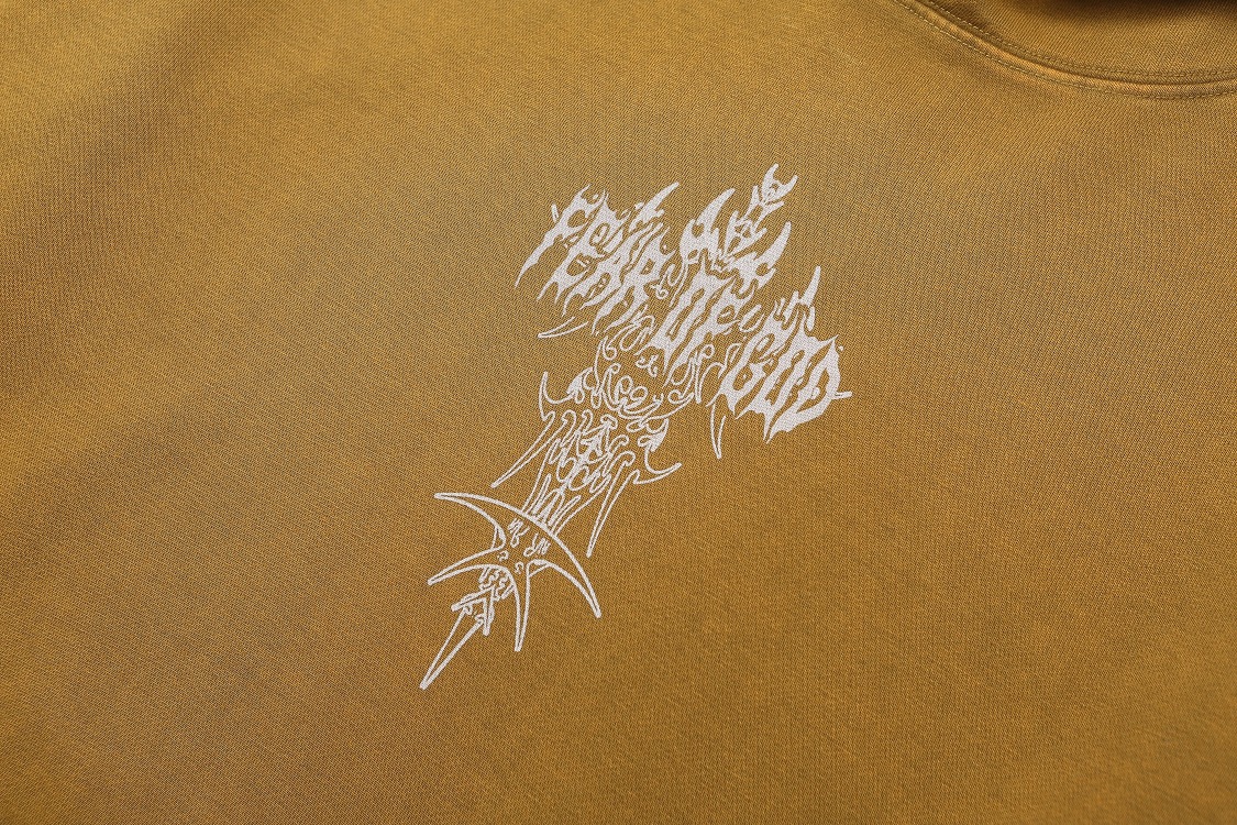 Fear of God Hoodie: Notre Dame Sanctuary Collection, Water Wash Black/Green, Sizes S-XL - 图片 7