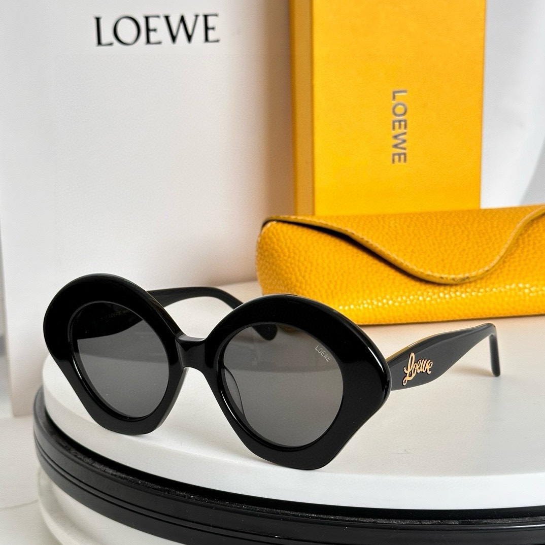 ️LOEWE罗意威MODELLW40125U太阳眼镜SIZE49口22-145圆框墨镜