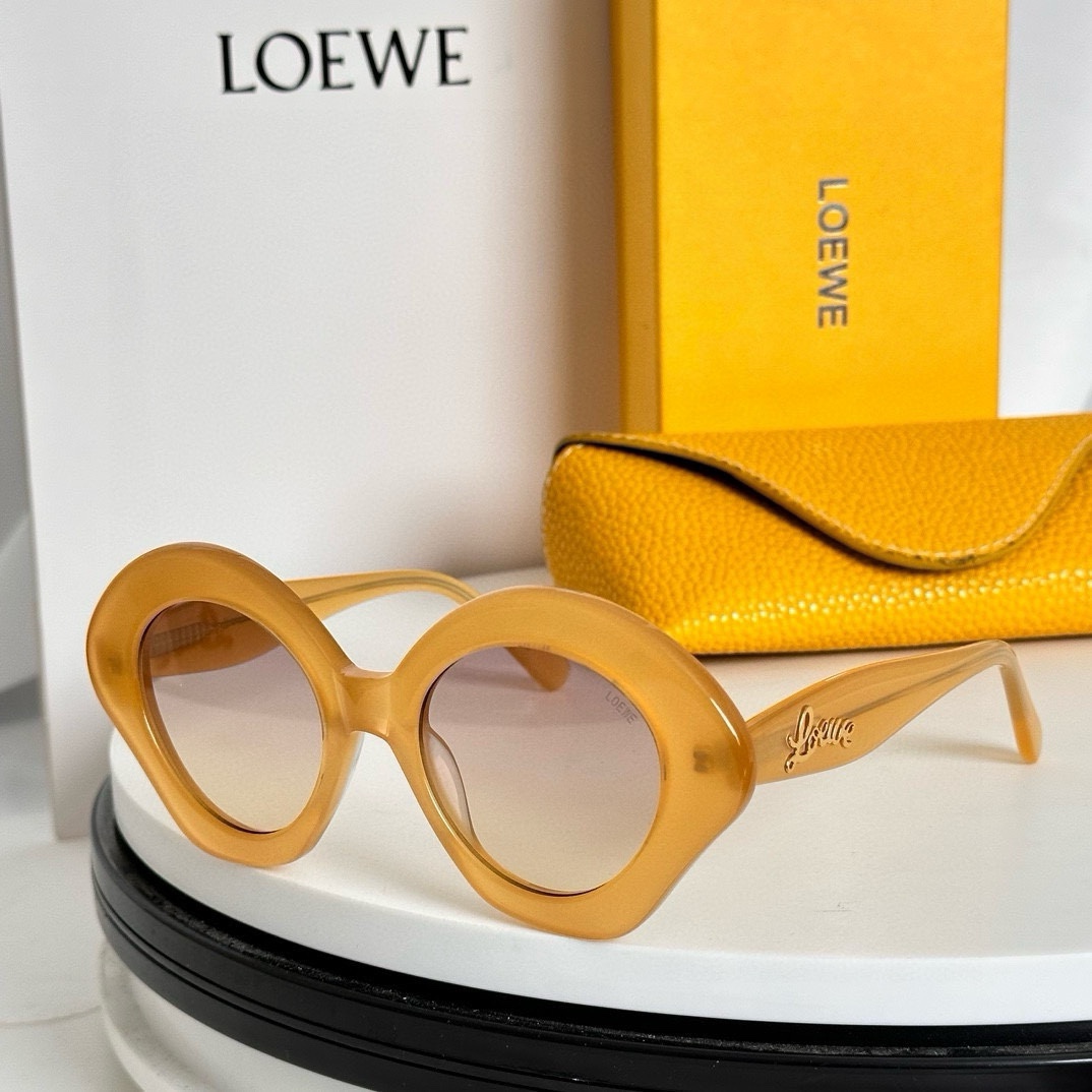 ️LOEWE罗意威MODELLW40125U太阳眼镜SIZE49口22-145圆框墨镜