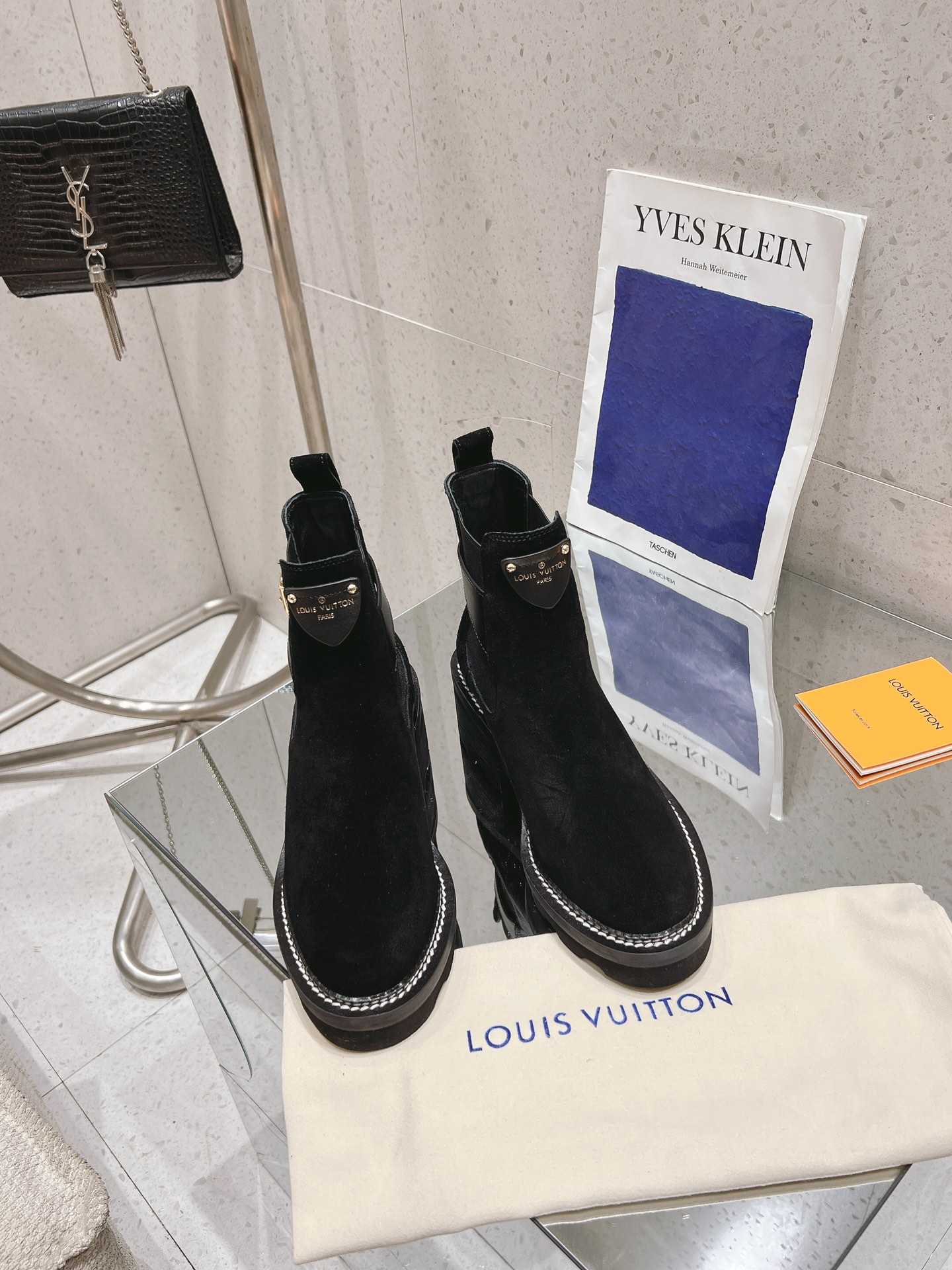 Louis Vuitton Beaubourg Ankle Boots in Suede Calfskin - Comfortable & Durable