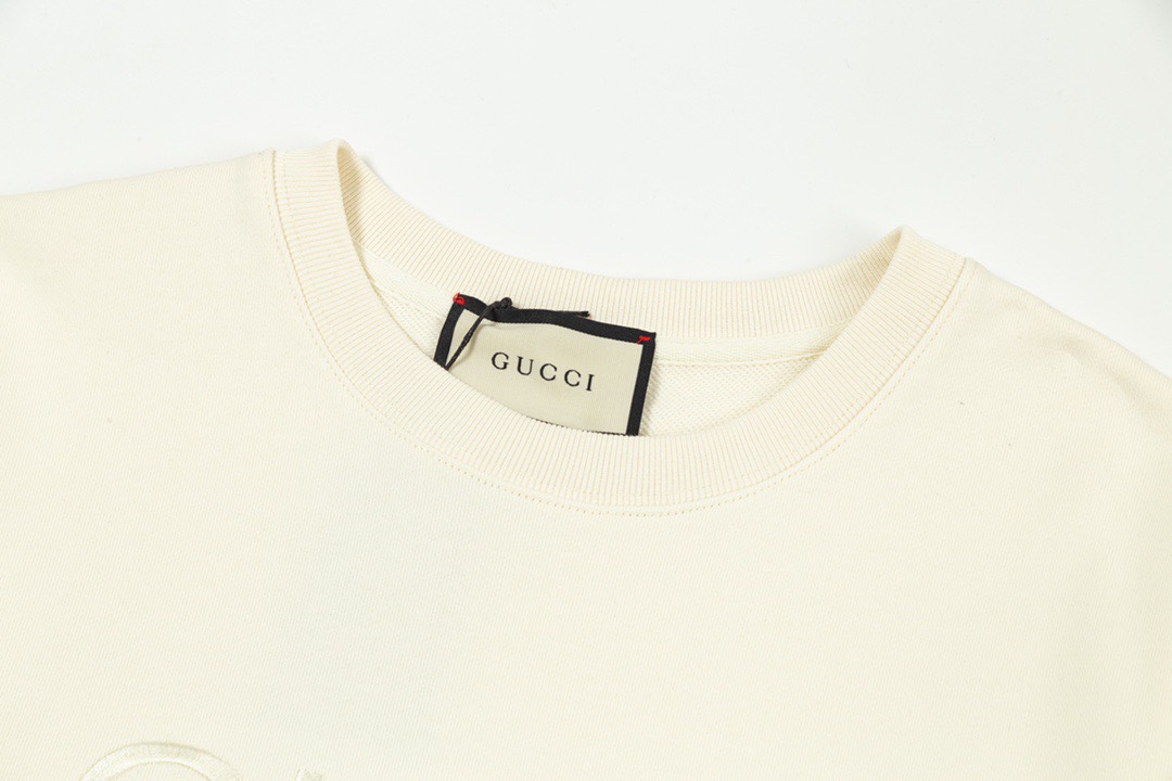 古驰/Gucci 秋冬新品 经典字母刺绣圆领卫衣