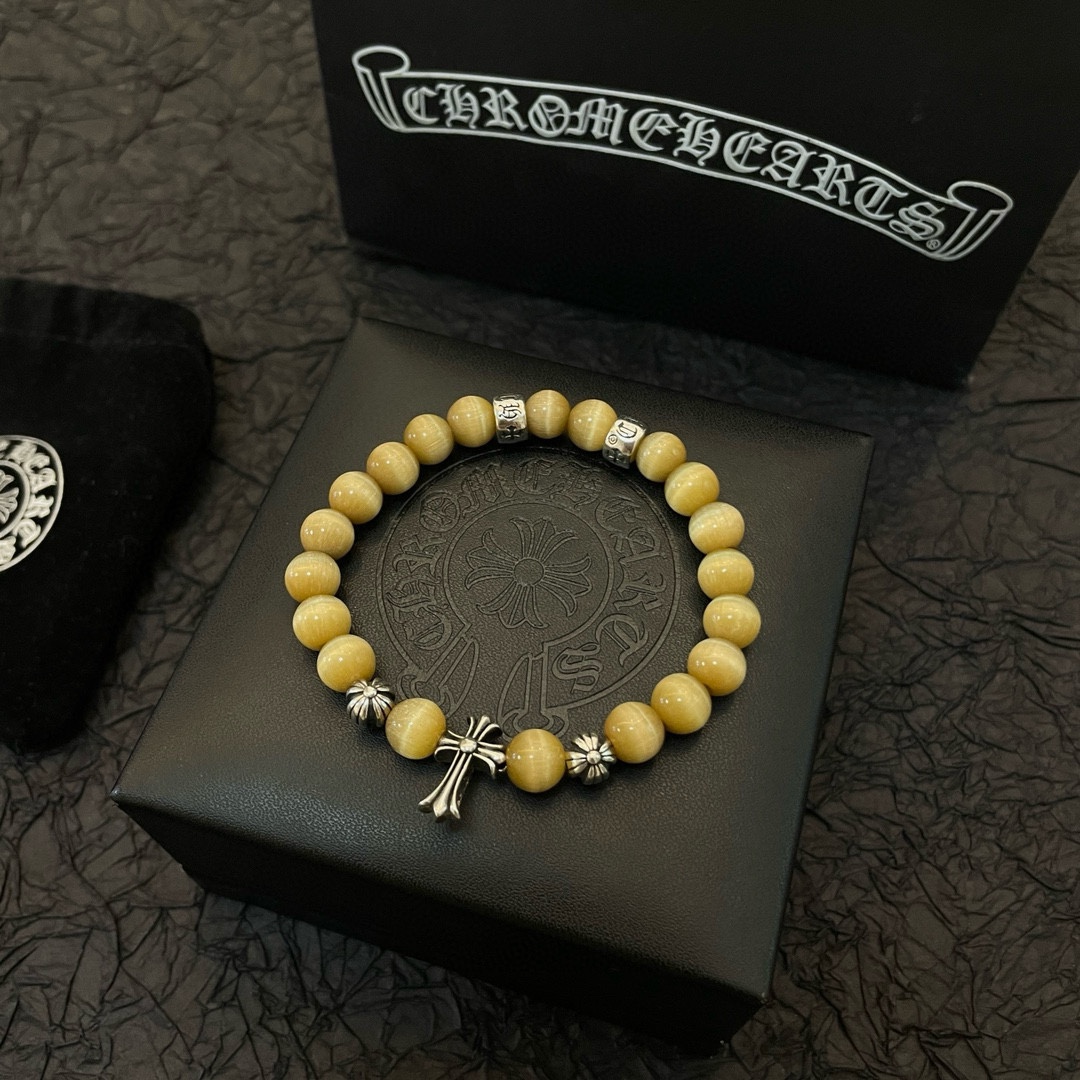 Chrome Hearts Vintage Multi-Element Citrine Beaded Bracelet - Comprehensive 5