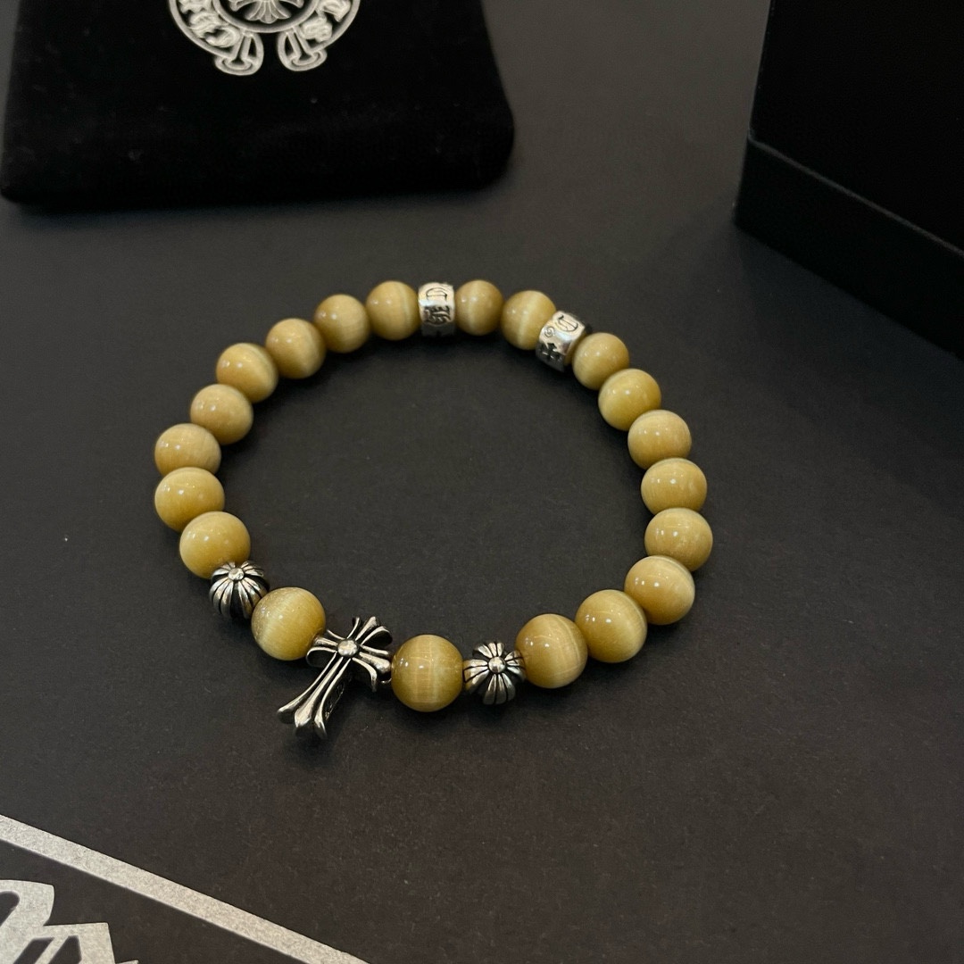 Chrome Hearts Vintage Multi-Element Citrine Beaded Bracelet - Comprehensive 4