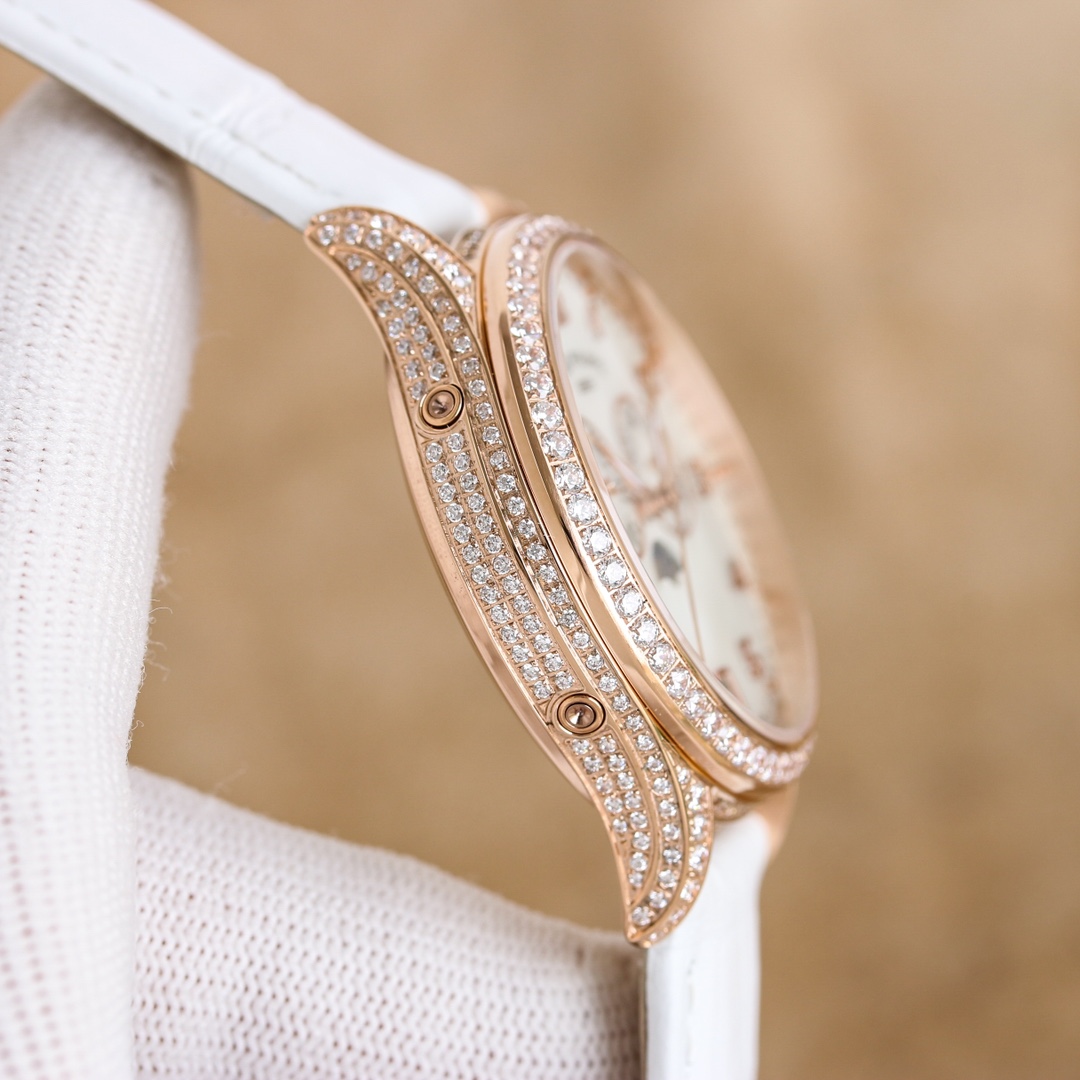Luxurious 4140 Half-Drill Watch with Innovative Annual Calendar Display - 图片 6