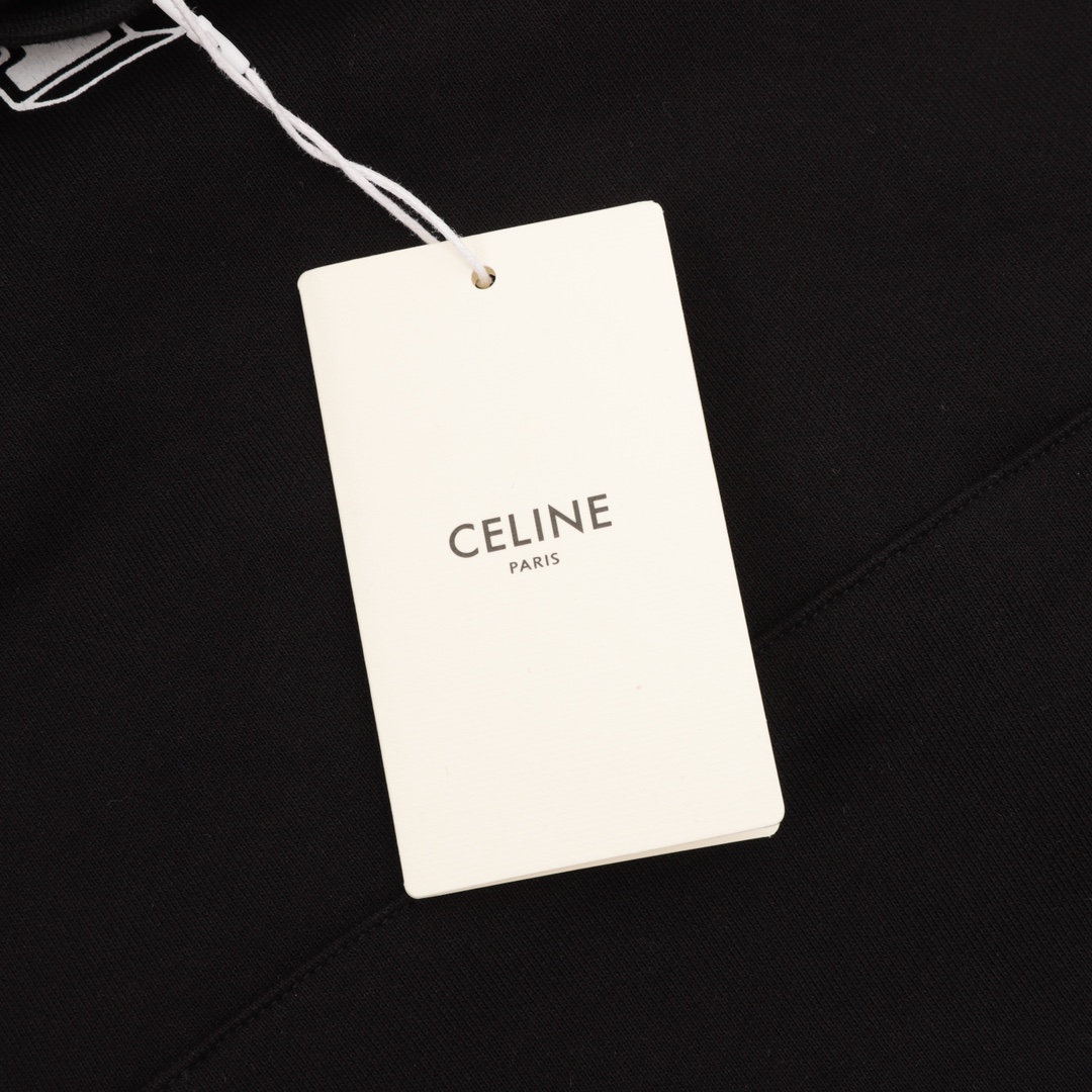 CELINE/赛琳 字母印花连帽卫衣