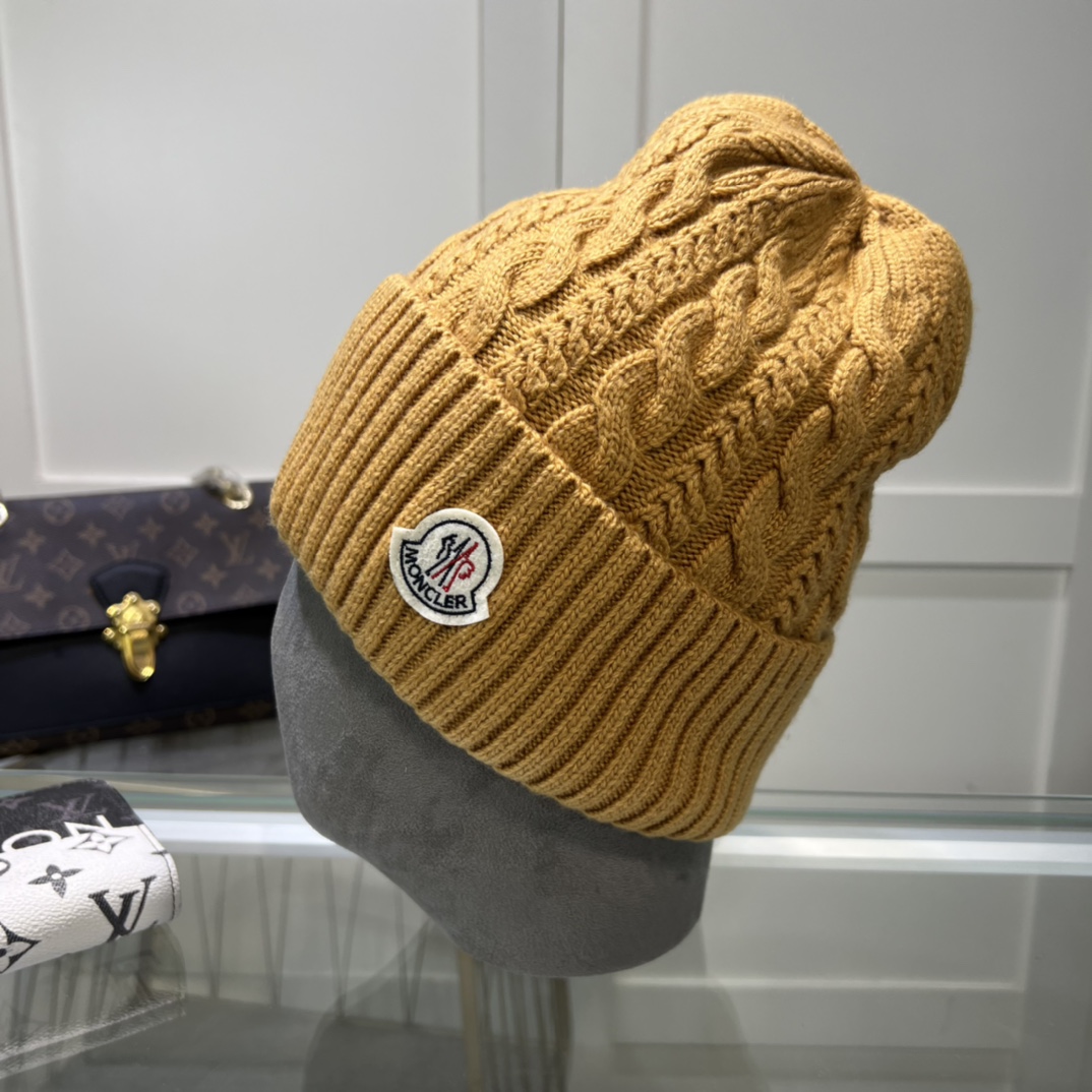 Moncler Hats Knitted Hat Unisex Knitting Rabbit Hair Wool Fall/Winter Collection Fashion