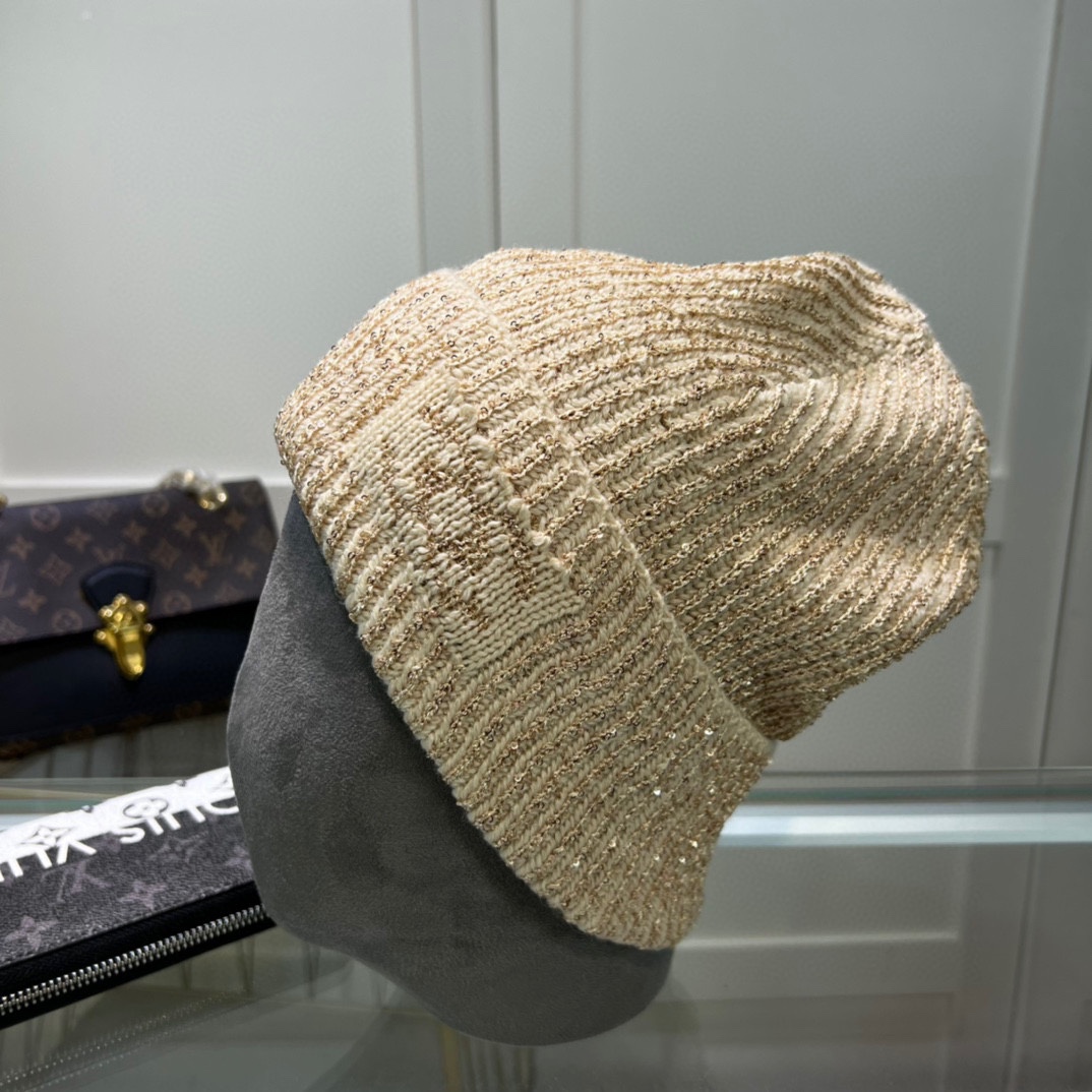 Chanel Hats Knitted Hat Unisex Knitting