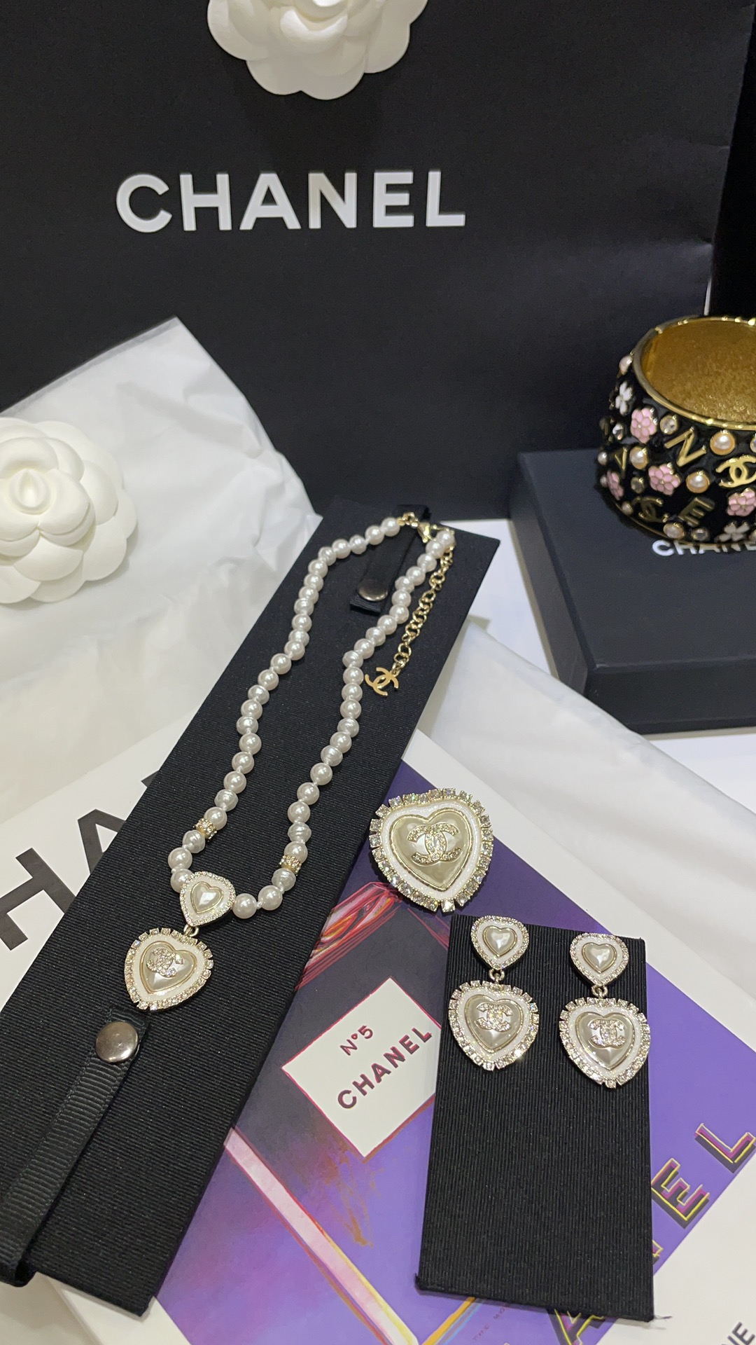 Chanel Haute Couture Haute Couture Fine Jewelry Necklace Bracelet Ring 4