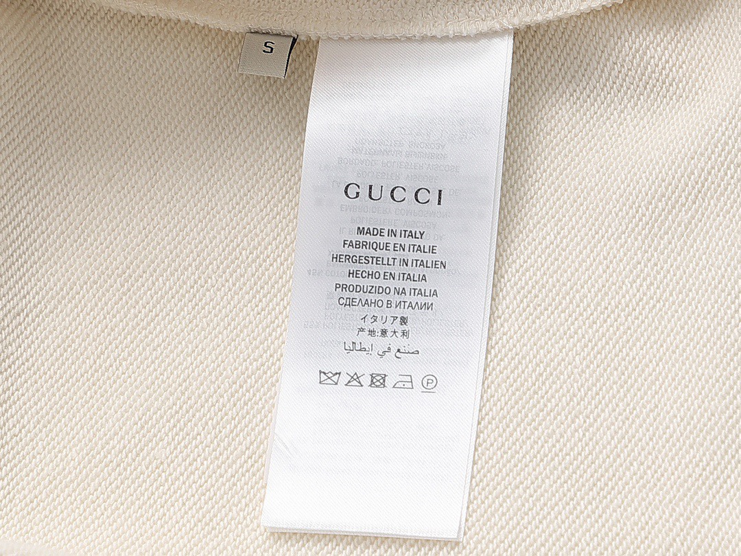 古驰/Gucci 秋冬新品 红绿拼色字母印花圆领卫衣