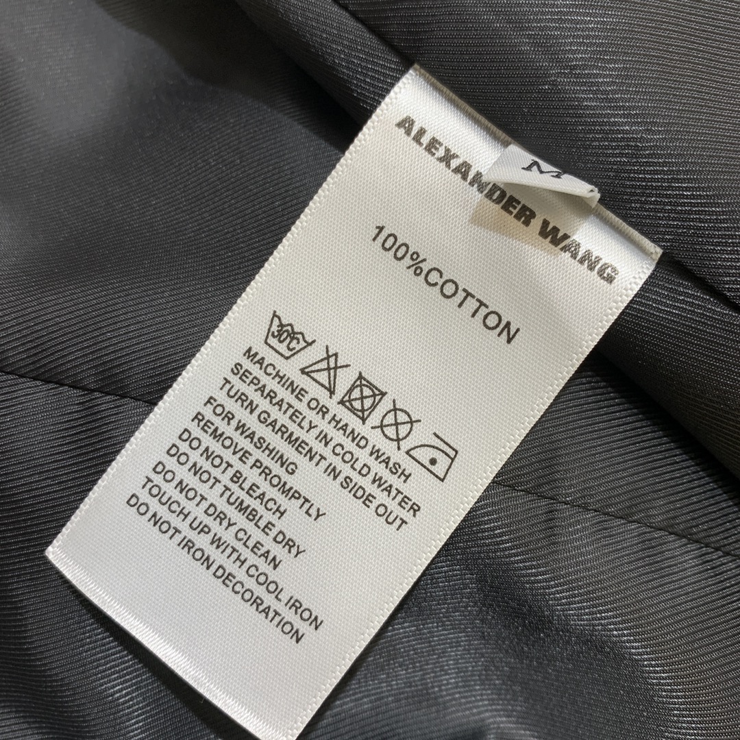 Alexander Wang Blazer: Embroidered Logo, Asymmetrical Hem, Fitted Silhouette 7 i1726180458 7184 7