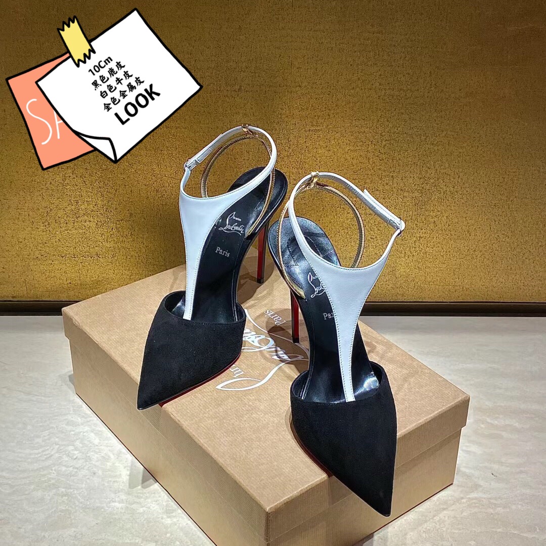 NO:100609,High-end custom classic series!  H10Cm, size 34-42. Customized models are not refundable or exchanged. 9024-. Black deer leather, white cowhide, gold metal leather {sandale boots) Standard European code Official website picture Reference:9024- Color:black/white/gold Material:cowhide Lining:goat leather Heel height:10Cm Sole:leather sole Size:EUR 34-42 (US 4-11):,,christian louboutin,boots,cowhide19860909高端订制 精典款系列！ H10Cm,尺码34-42码. 订制款不退不换9024-.黑色鹿皮,白牛皮,金色金属皮｛凉靴款） 标准欧码 官网图 Reference:9024- Color:black/white/gold Material:cowhide Lining:goat leather Heel heigh:10Cm Sole:leather sole Size:EUR 34－42（US 4一11) :,,christian louboutin,boots,cowhide,Women's Shoes