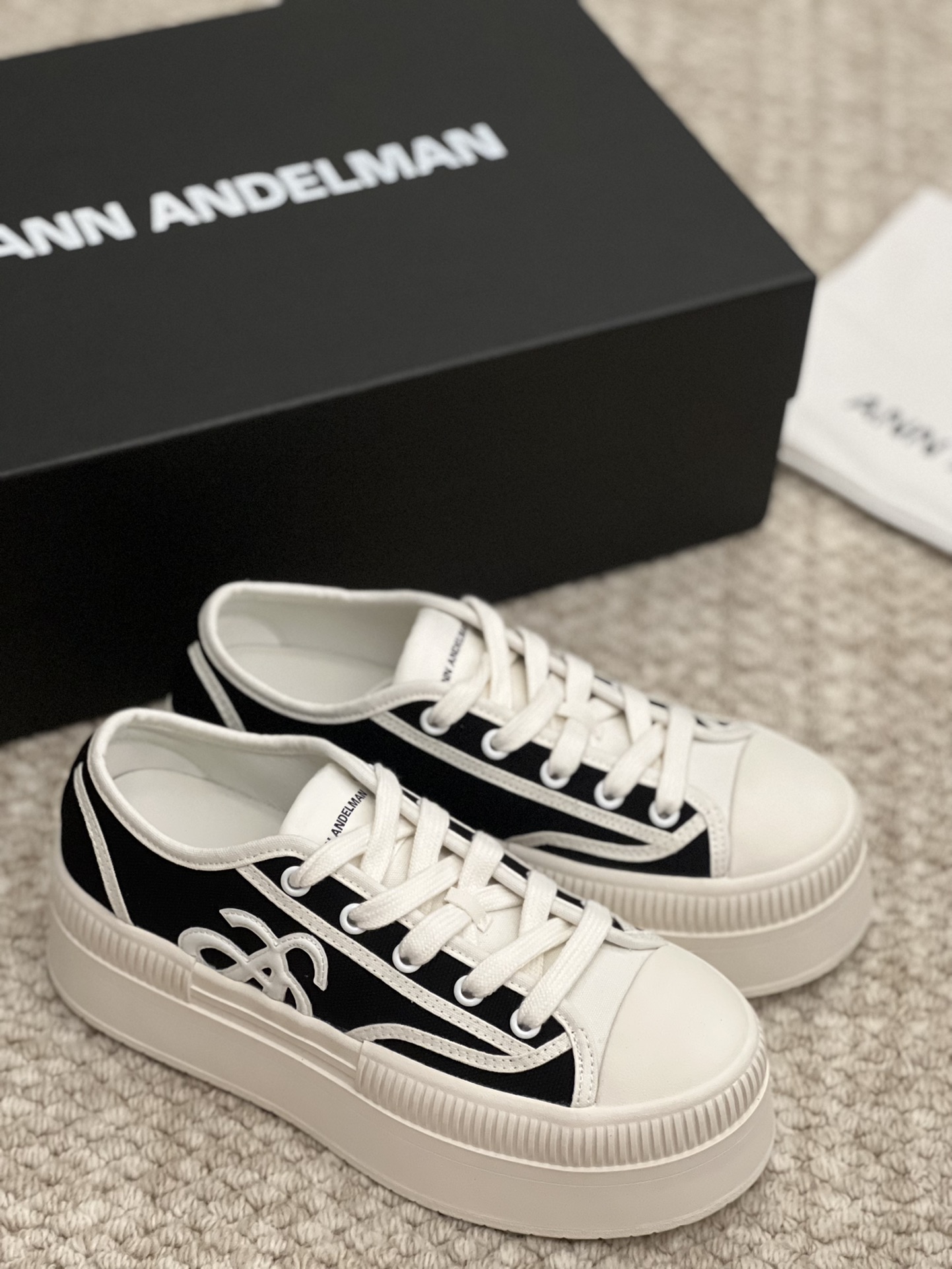 Ann Andelman Skateboardschoenen Casual Schoenen Wit Canvas