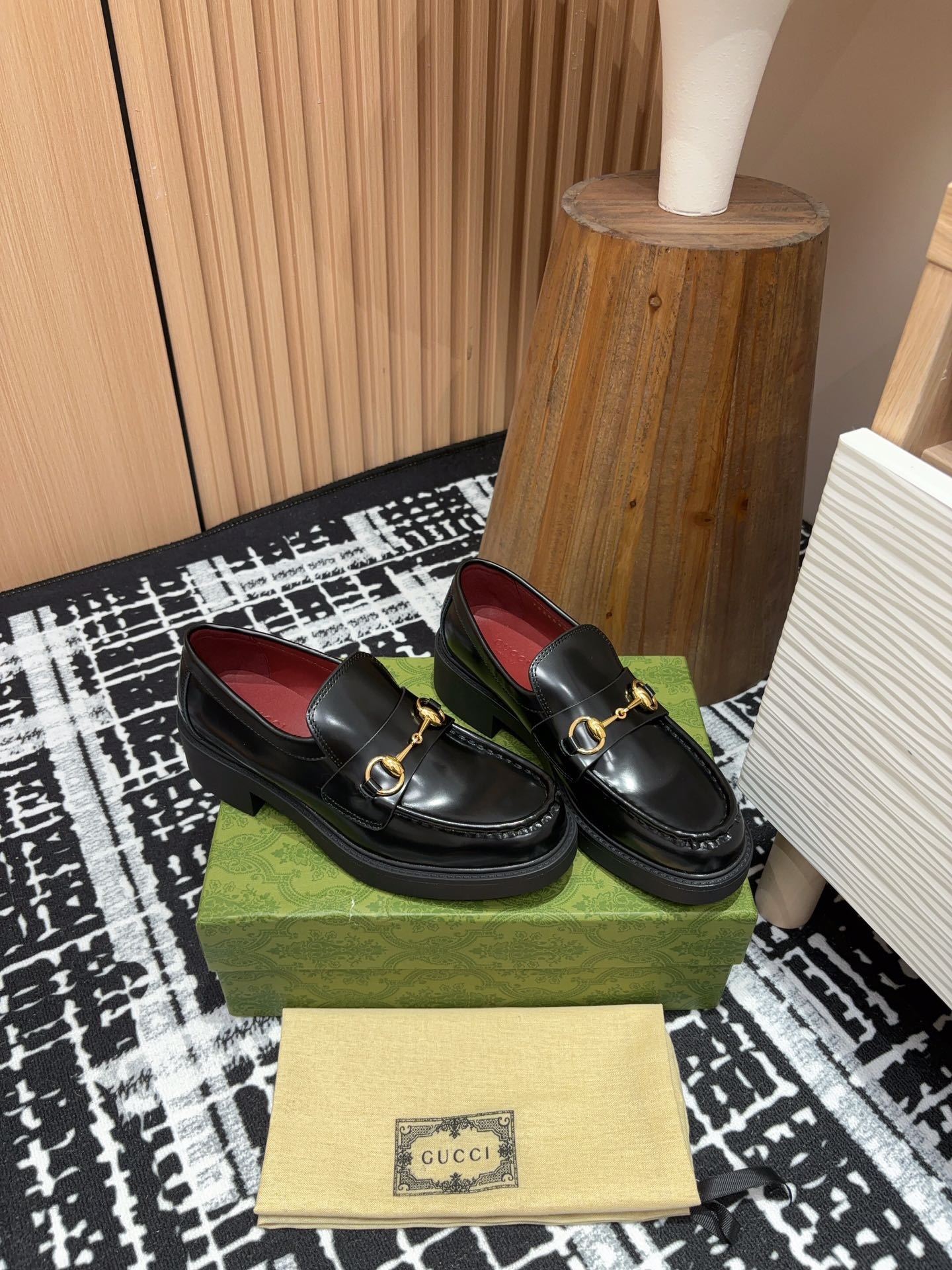 古驰 Gucci 经典高奢皮鞋鞋履高跟鞋 #CFC46D16 3