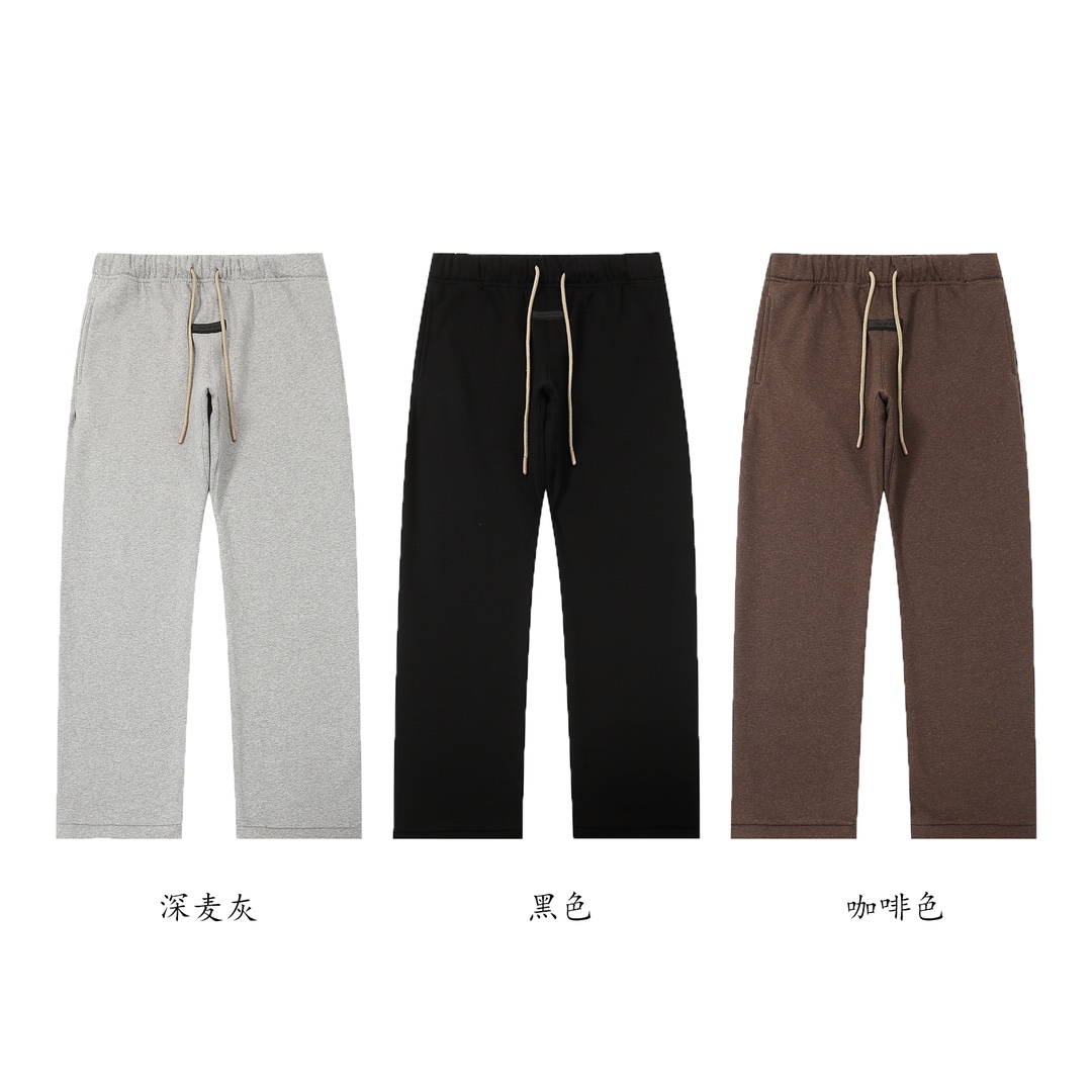 ESSENTIALS Clothing Pants & Trousers Black Coffee Color Grey Fall Collection Essential Sweatpants