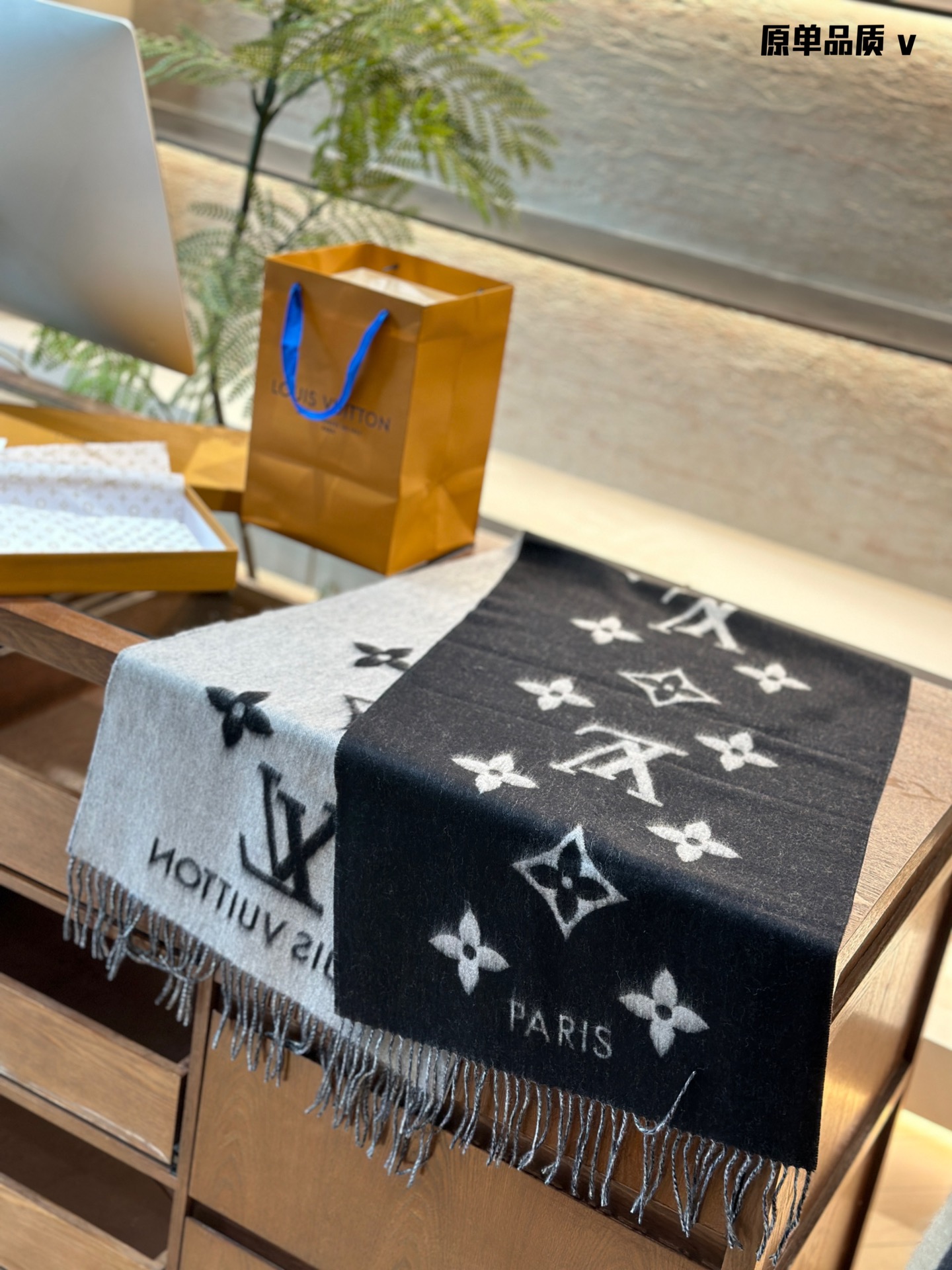 Louis Vuitton Scarf Cashmere Winter Collection Fashion