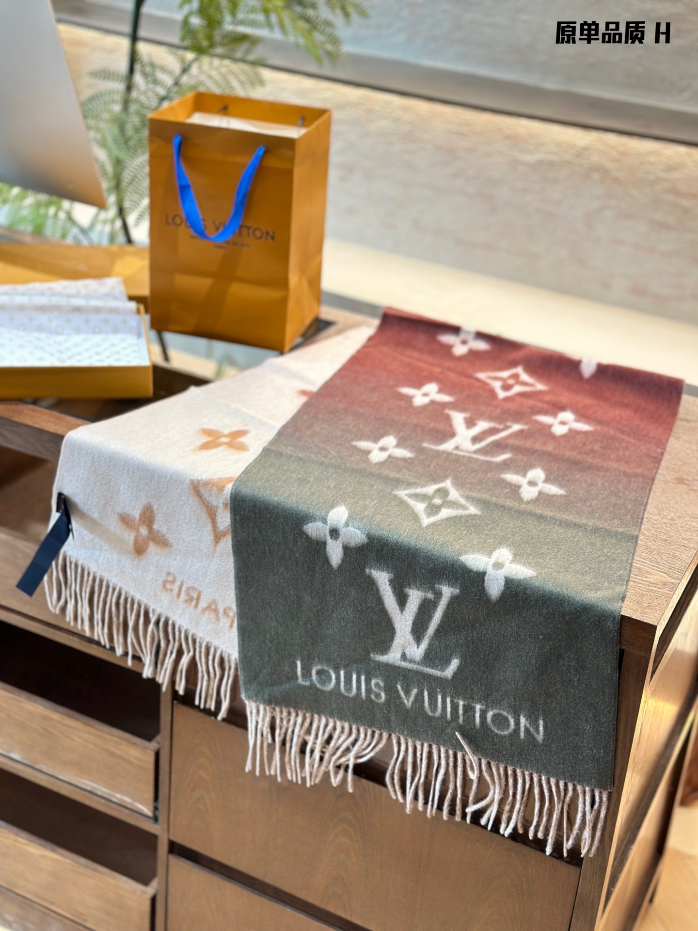 Louis Vuitton Scarf Cashmere Winter Collection Fashion