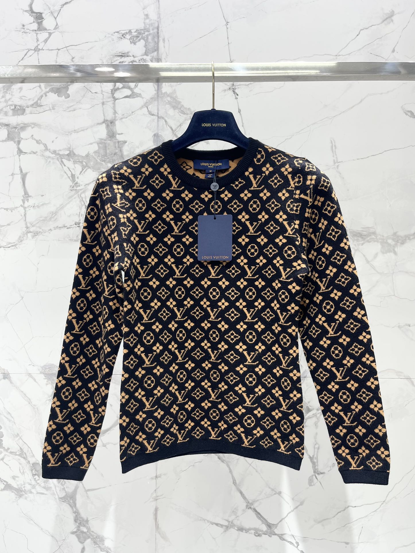 Louis Vuitton Vêtements Robes Jupes T-Shirt Tricot Série automne Fashion Manches longues