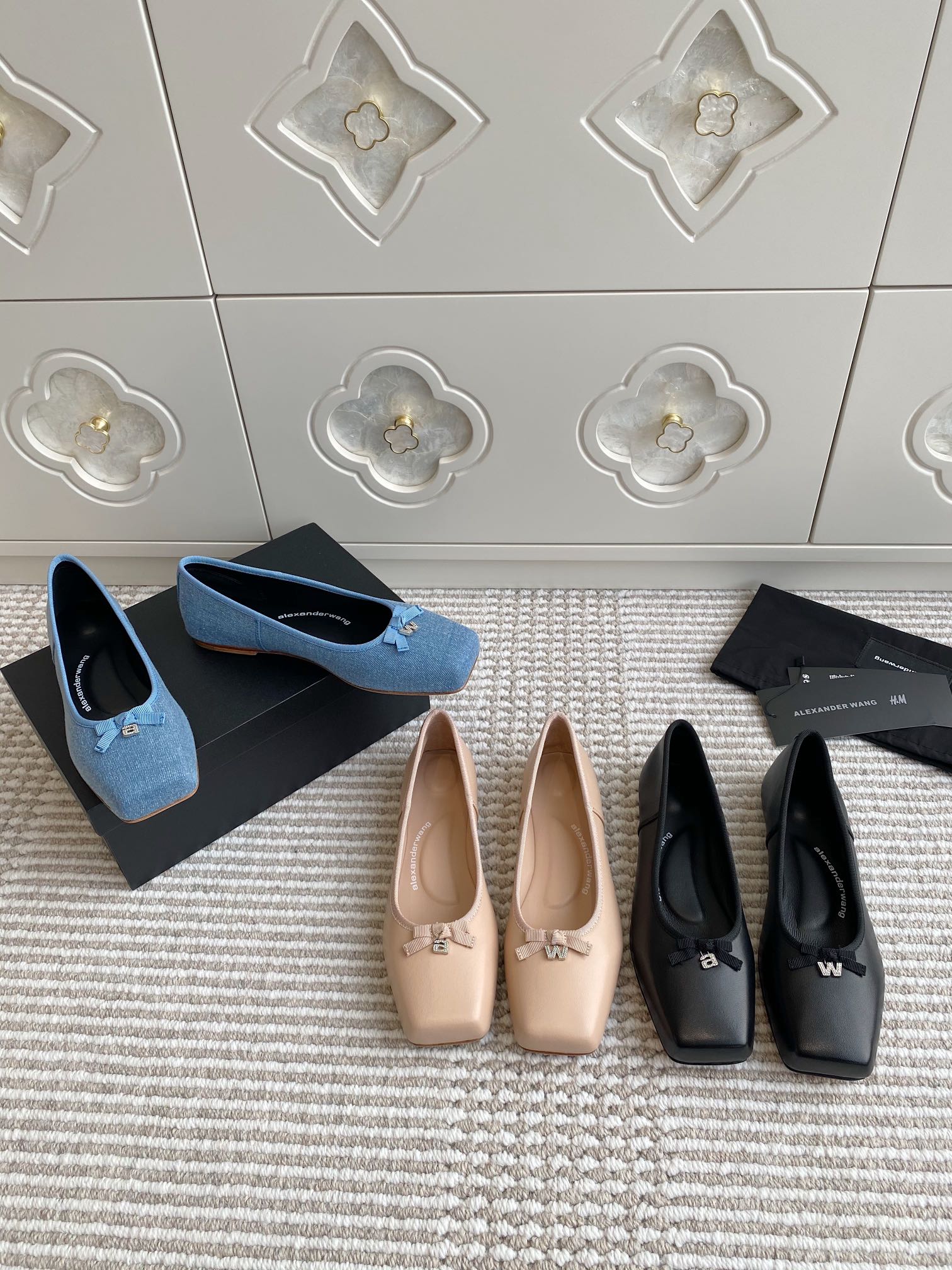 NO:760526,————AW·王·square-toe ballet shoes, single shoes, alexander wang19860909————AW·大王·方头芭蕾舞鞋,单鞋,alexander wang,Women's Shoes