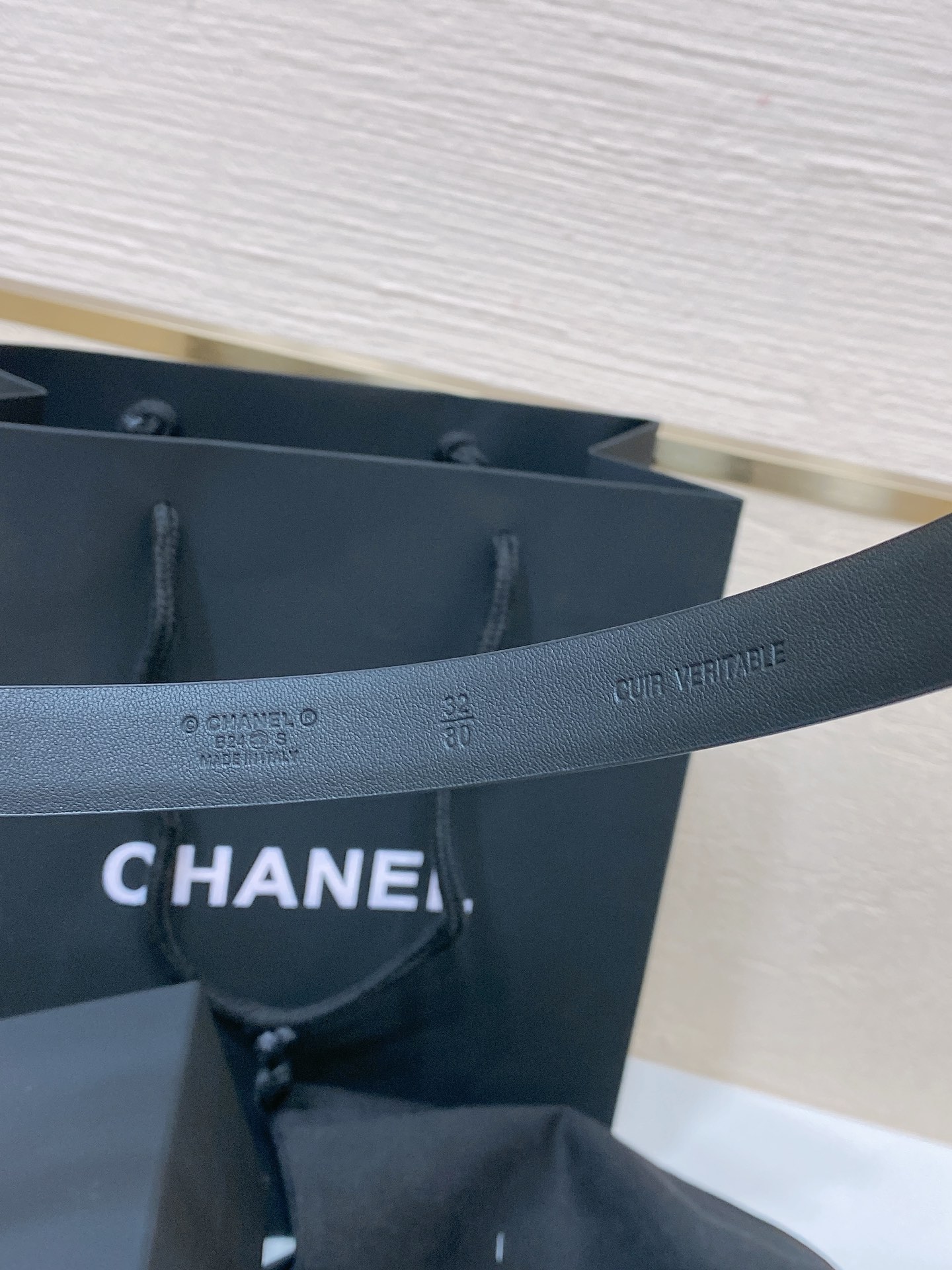 chanel24c水钻字母logo搭扣进口胎牛皮腰带手感柔软2.0cm精品