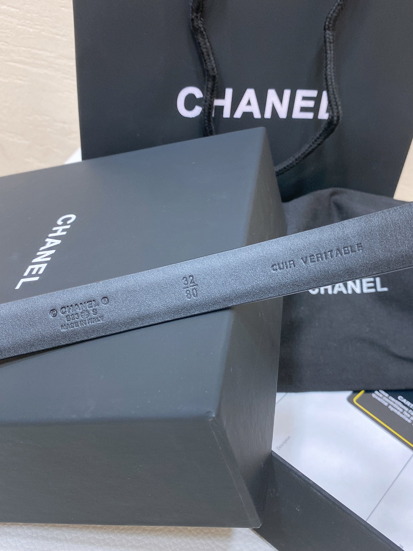 chanel24c水钻字母logo搭扣进口胎牛皮腰带手感柔软2.0cm精品