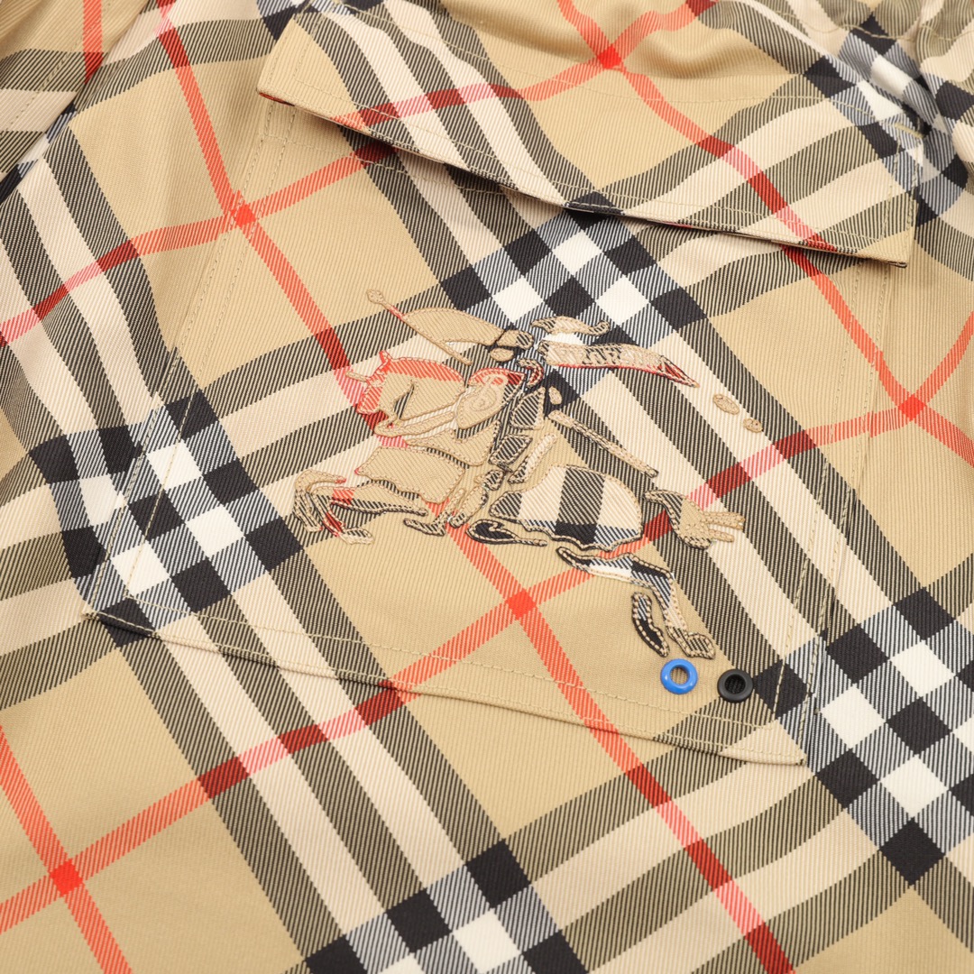 Burberry Burberr* 巴宝莉 战马刺绣格子长裤