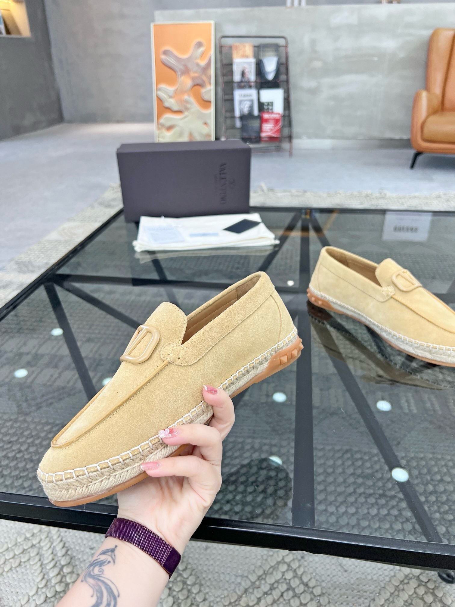 Valentino Haute Couture Classic Luxury Leather Shoe Loafer Shoes Ref 4