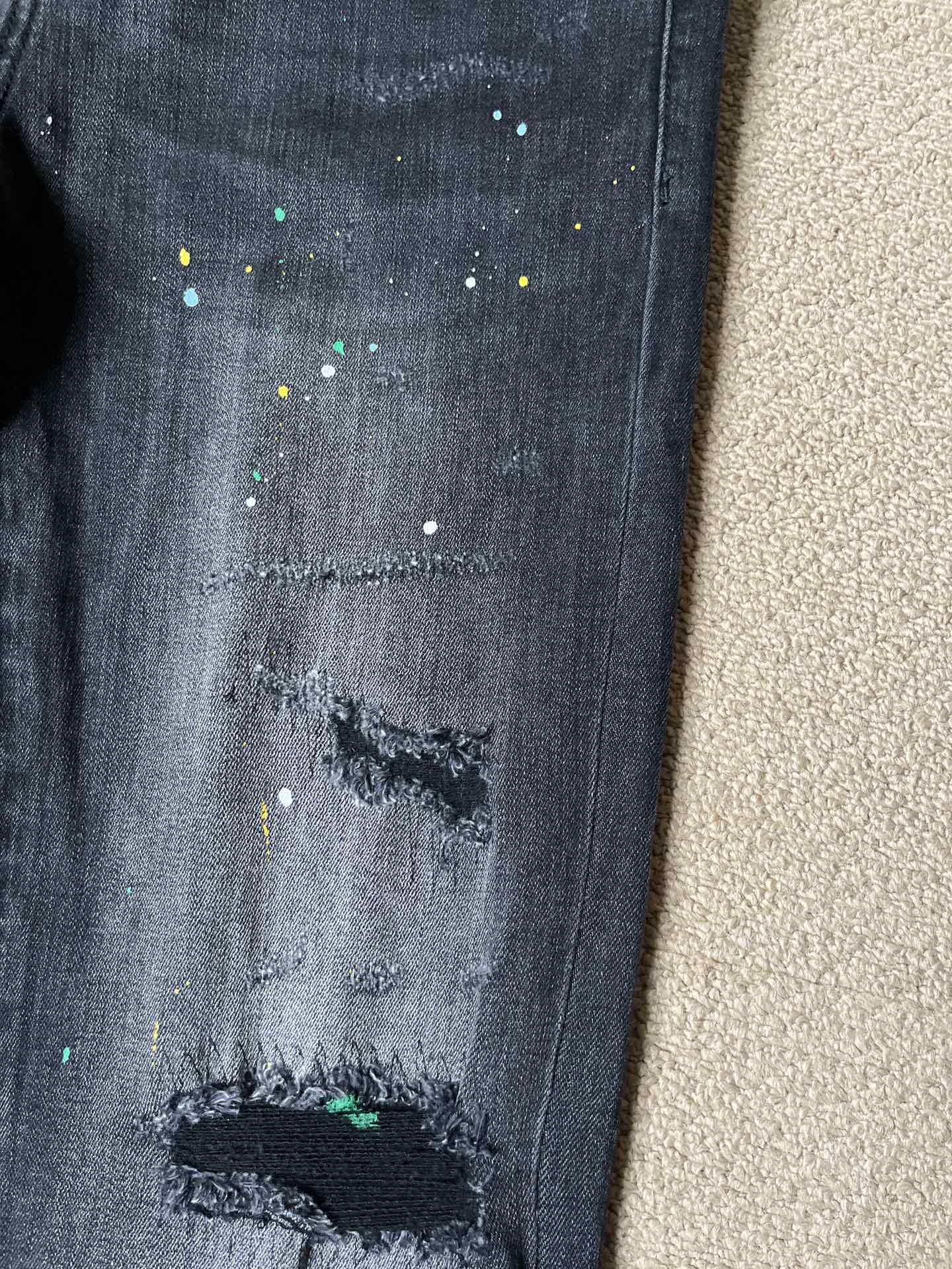 PP *、重工水洗休闲牛仔裤,进口水洗弹力面料,舒适有弹性,独特设计,版型超正,舒适透气,档次极高,专柜品质,上身帅气十足,码数 5