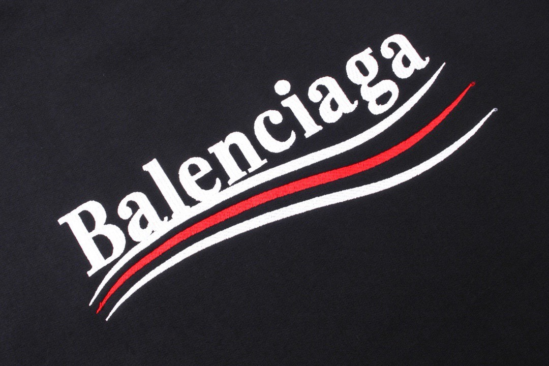 巴黎世家/Balenciaga 秋冬新品 经典可乐刺绣连帽卫衣