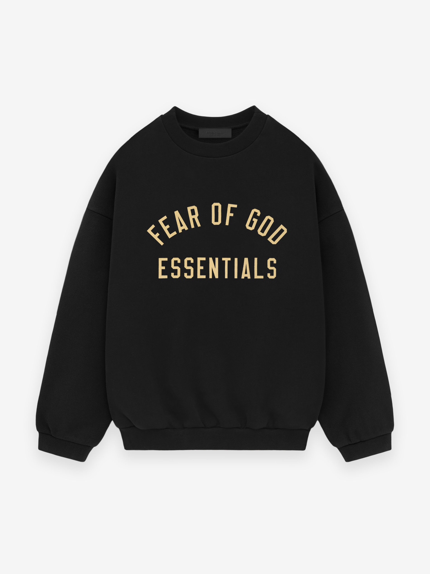 Best Fake
 ESSENTIALS Clothing Sweatshirts Black Grey White Printing Essential Long Sleeve