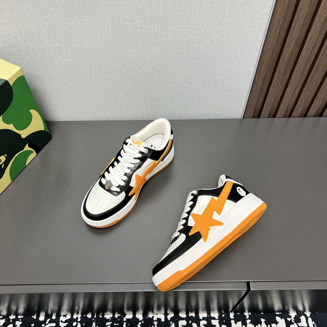 A BATHING APE Sneakers: Classic BAPE STA Returns with Vibrant Colors - 图片 4