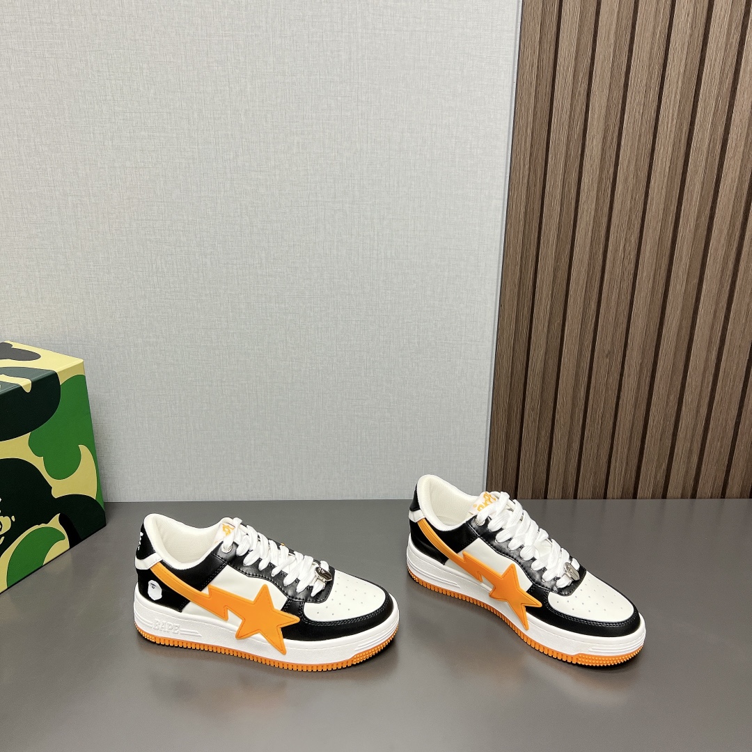 A BATHING APE Sneakers: Classic BAPE STA Returns with Vibrant Colors - 图片 3