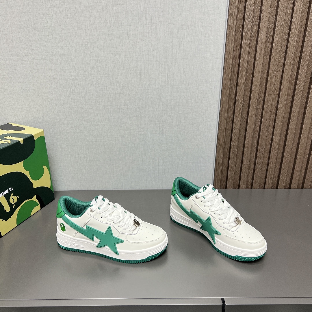 A BATHING APE BAPE STA Sneakers: Classic Model Revived with Vibrant Colors - 图片 3