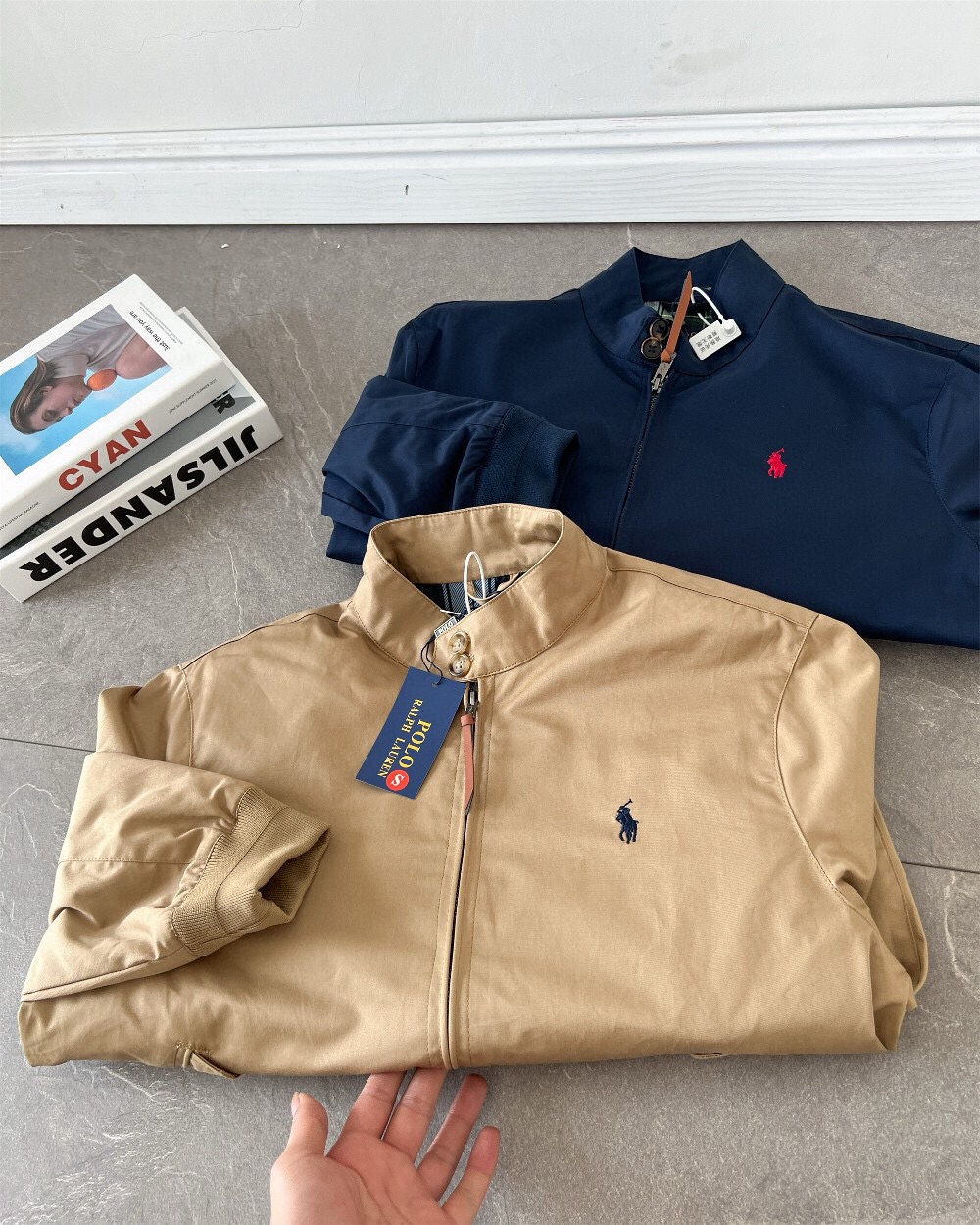 Ralph Lauren/拉夫劳伦哈林顿立领夹克