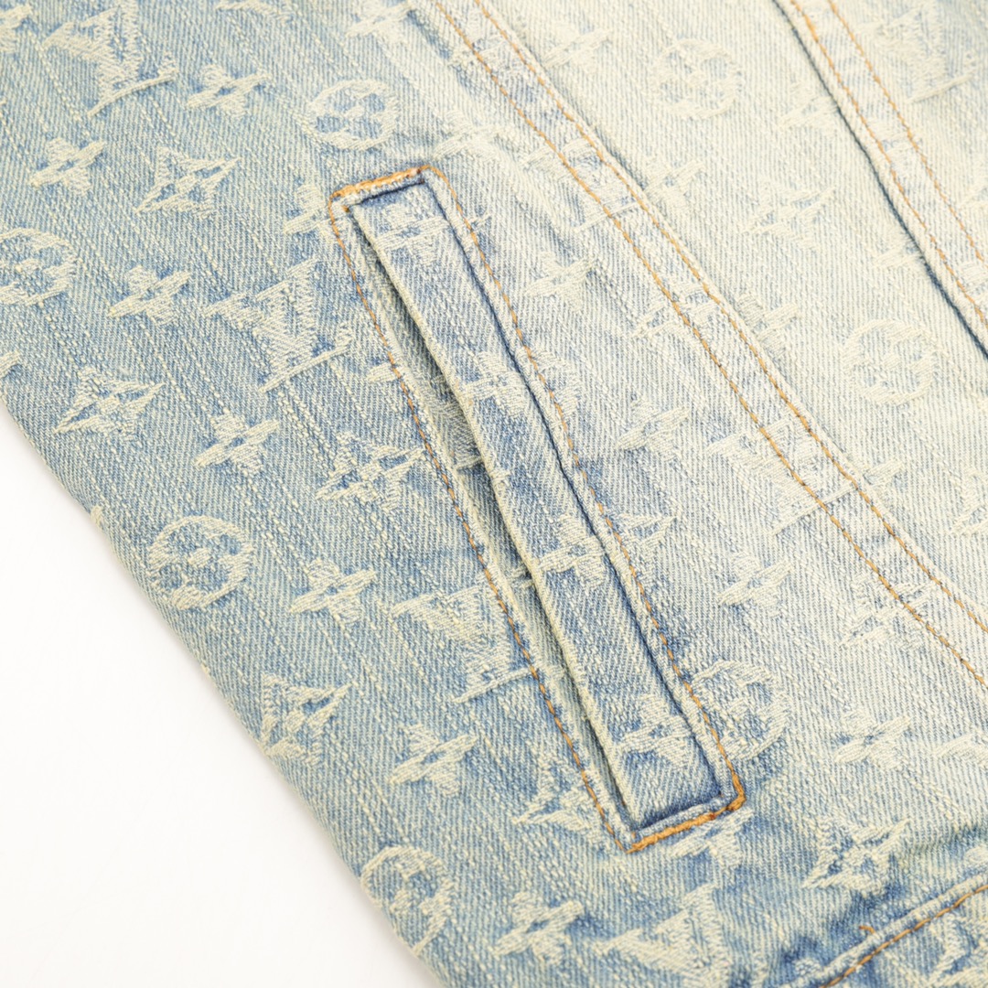 LouisVuitton/路易威登 FA满印老花牛仔外套
