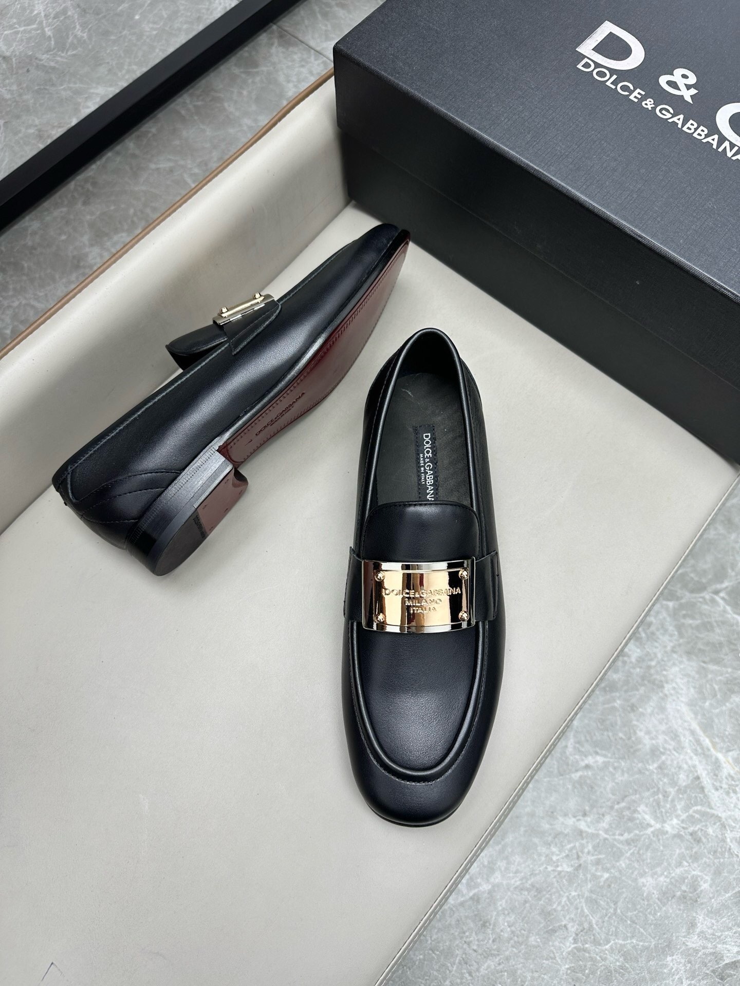 Dolce & Gabbana Haute Couture Classic Luxury Leather Shoe Loafer Shoes 3