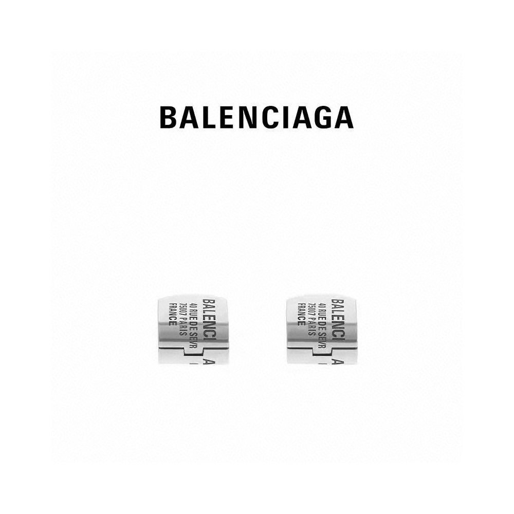 ️原单货新品巴黎世家Balenciaga新款耳环专柜一致黄铜材质电镀18k金火爆款出货设计独特前卫美女必