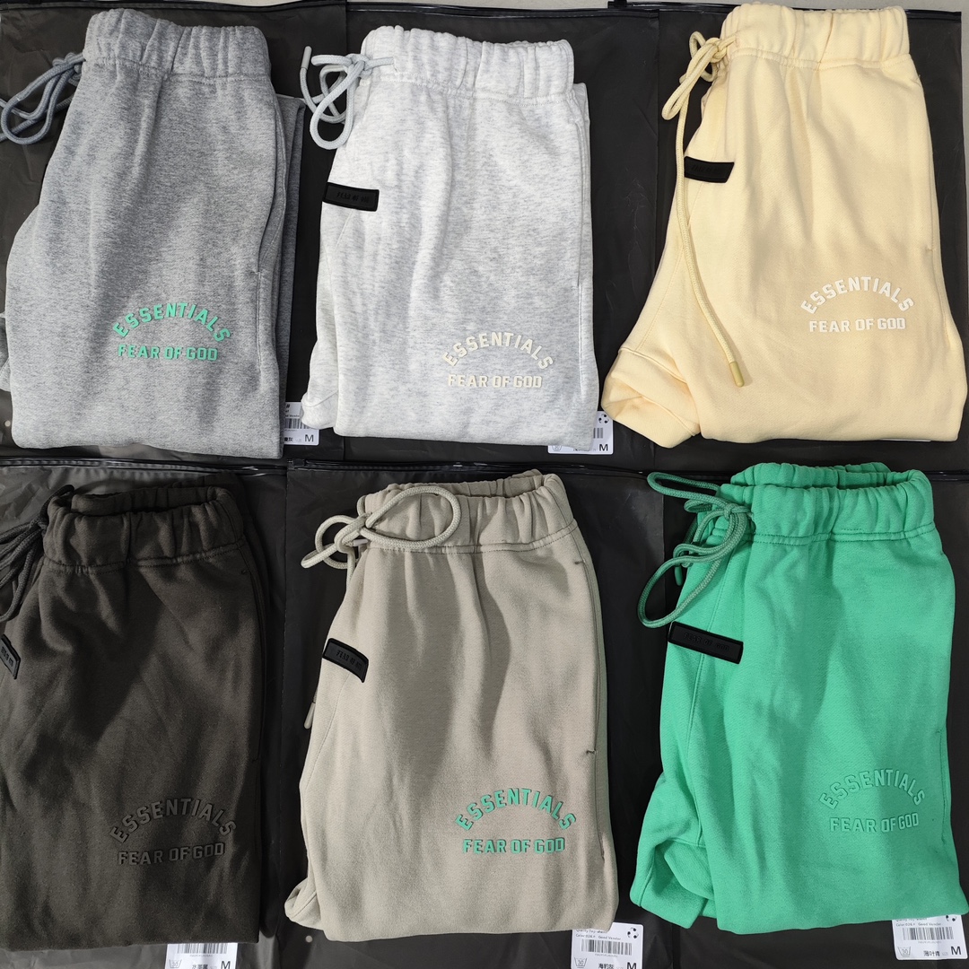 ESSENTIALS Clothing Pants & Trousers Luxury Cheap
 Black Grey Light Gray Yellow Spring Collection Essential Casual