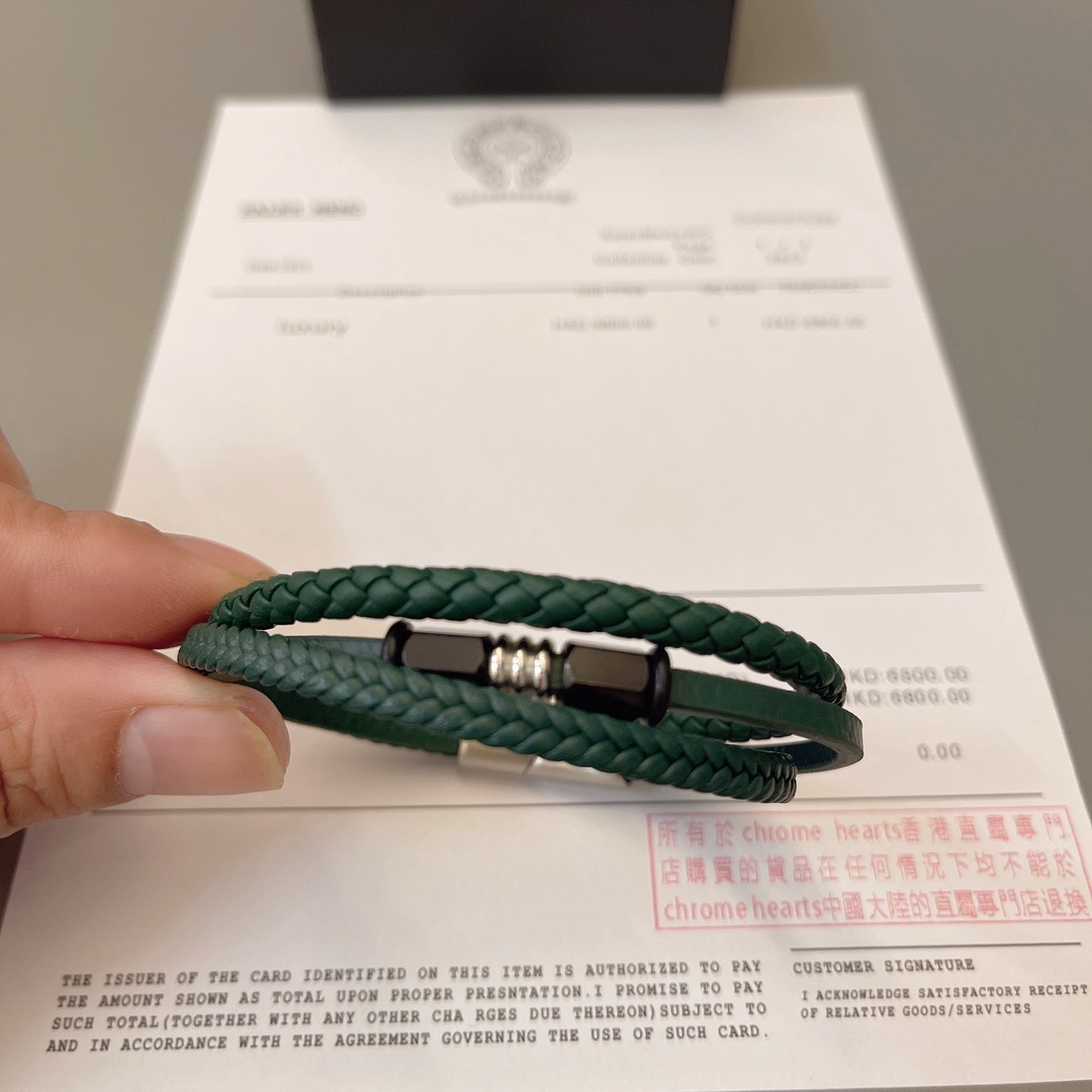 NO:114864,Croxin counter hits, direct sales price of the manufacturer, original one to one replica of the same style as men and women, Croxin bracelet, jewelry boutique, chrome hearts, bracelet19860909克罗心专柜爆款 厂家直销价 原版一比一复刻 男女同款 克罗心皮神手链,饰品精品,chrome hearts,bracelet,Jewelry