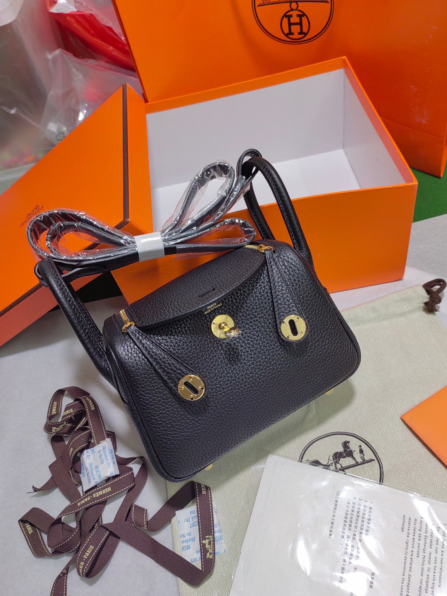 Hermes Lindy Crossbody & Shoulder Bags Mini