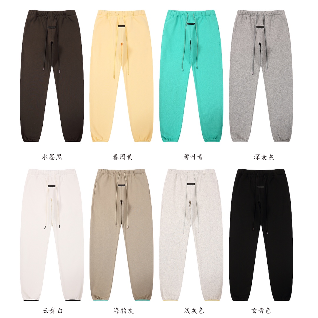 ESSENTIALS Clothing Pants & Trousers Black Grey Light Gray White Yellow Spring Collection Essential Leggings