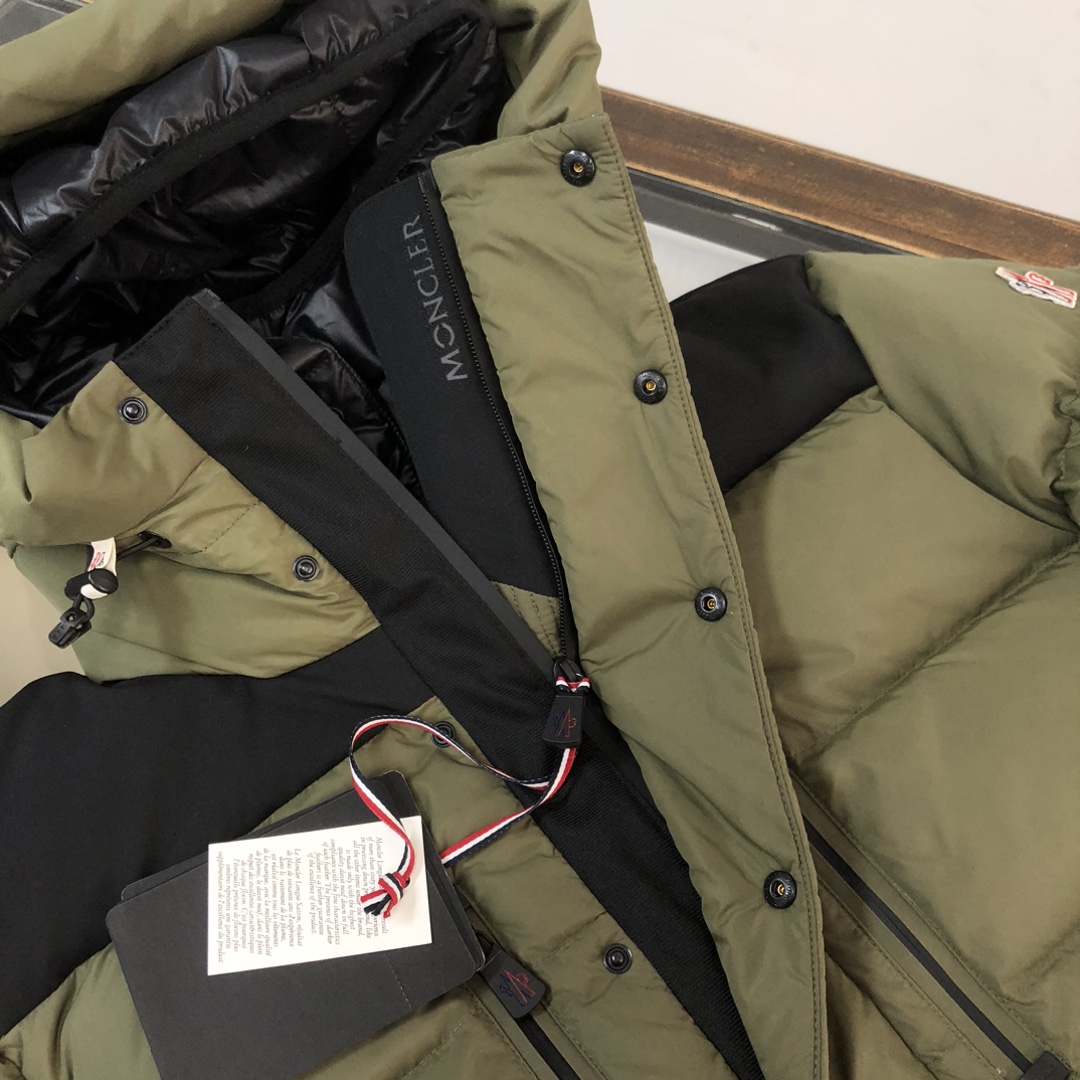 Moncler Clothing Down Jacket Green