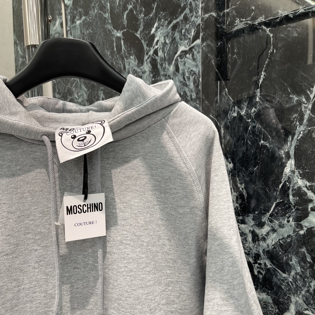 2024 Moschino Women’s Clothing: High-End Quality Hooded Striped Shirts with Brand Creativity - 图片 3