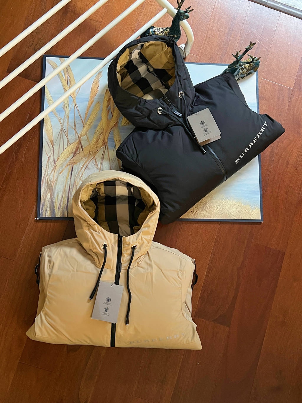 高品质顶级版本BURBERRY/巴宝莉男士连帽3M反光羽绒服英国皇室御用品牌！英国以及欧洲等国的高端限定