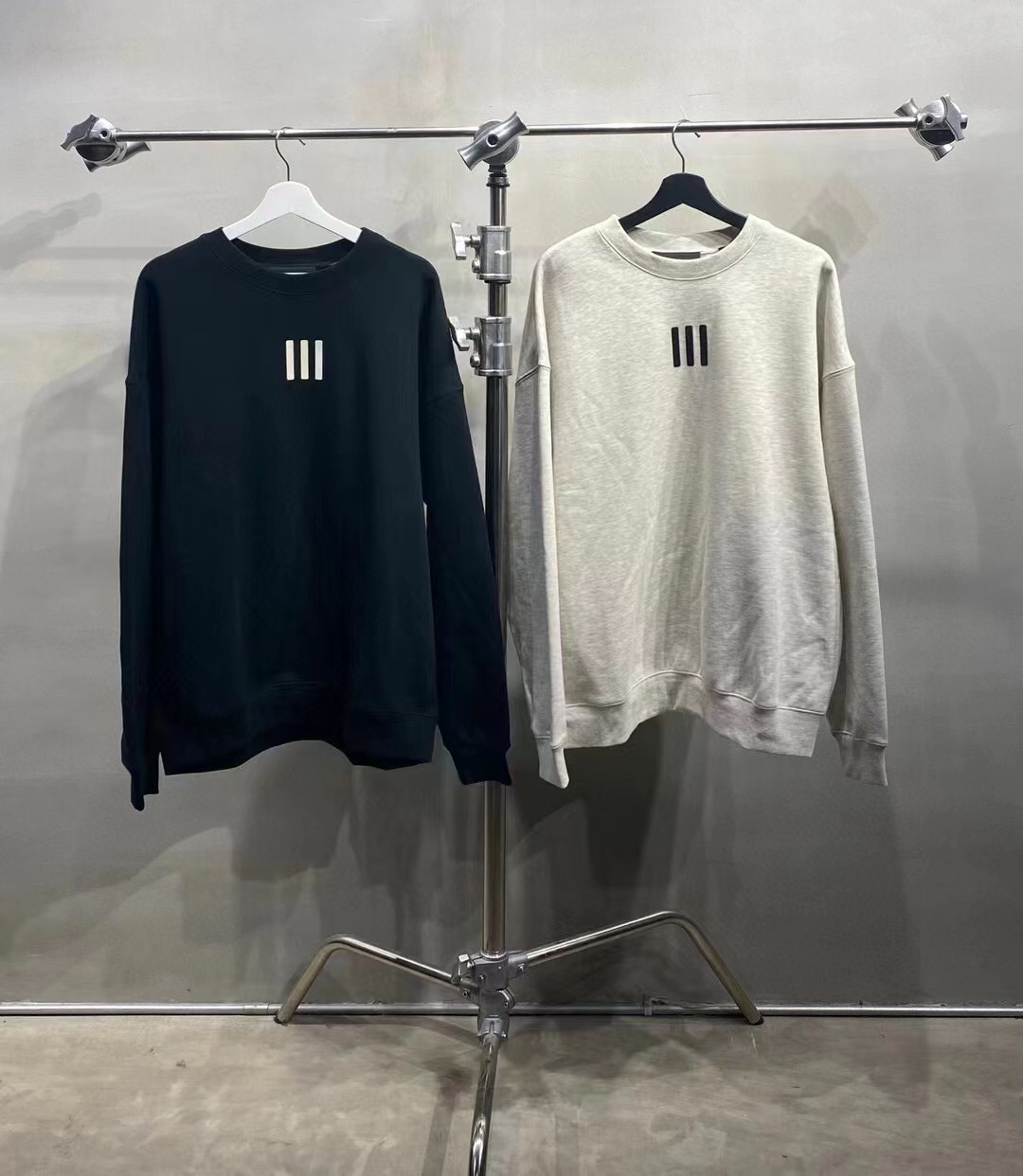 Fear Of God Clothing Sweatshirts Black Grey Light Gray