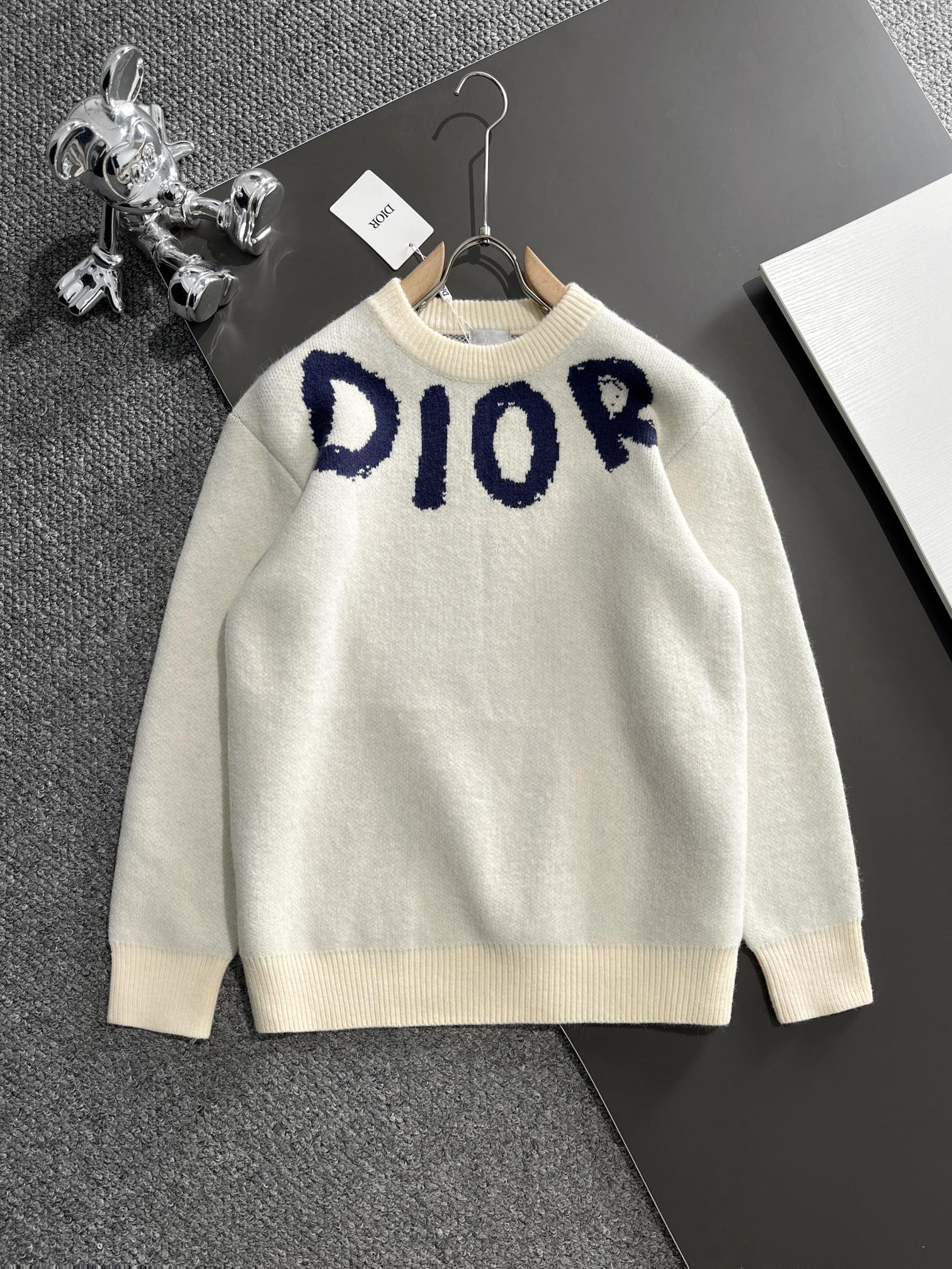 Dior Clothing Sweatshirts Unisex Knitting